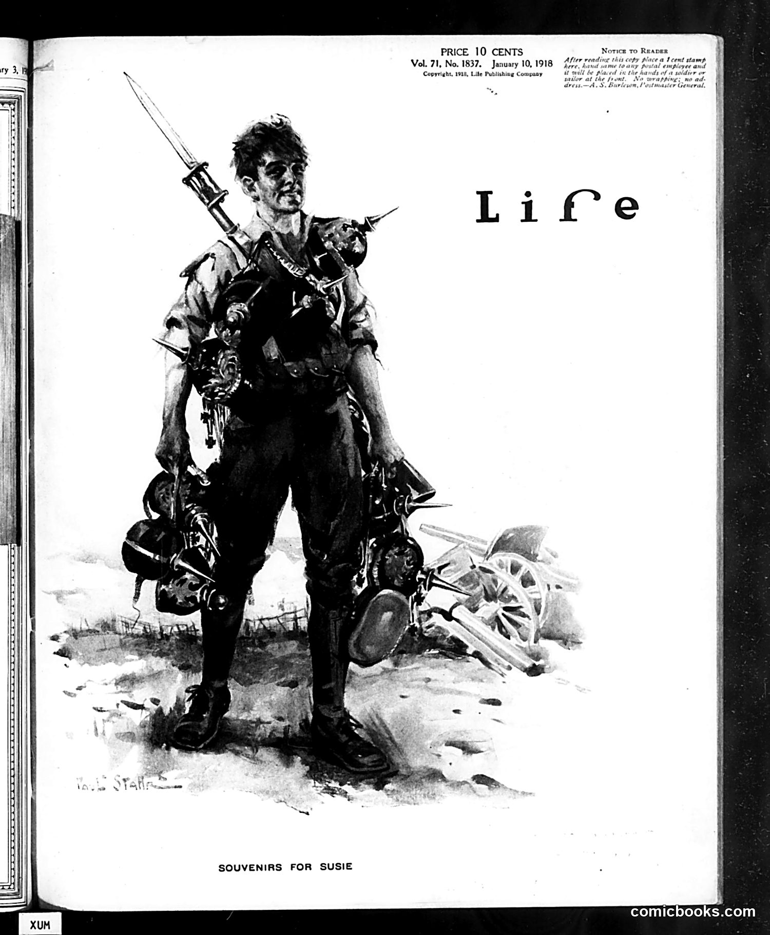 Life — January 10, 1918 — page 1: Life, 1918-01-10