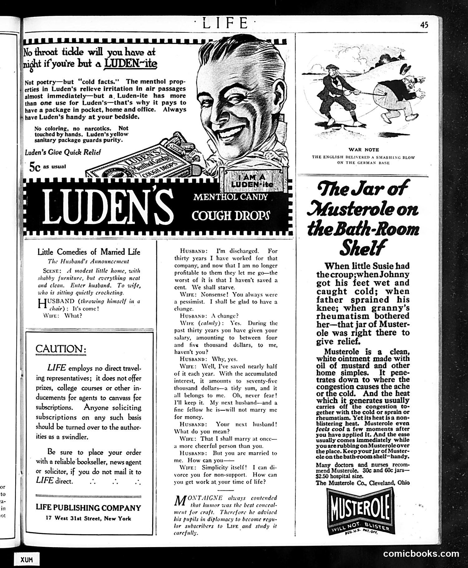 Life — January 10, 1918 — page 5: Life, 1918-01-10