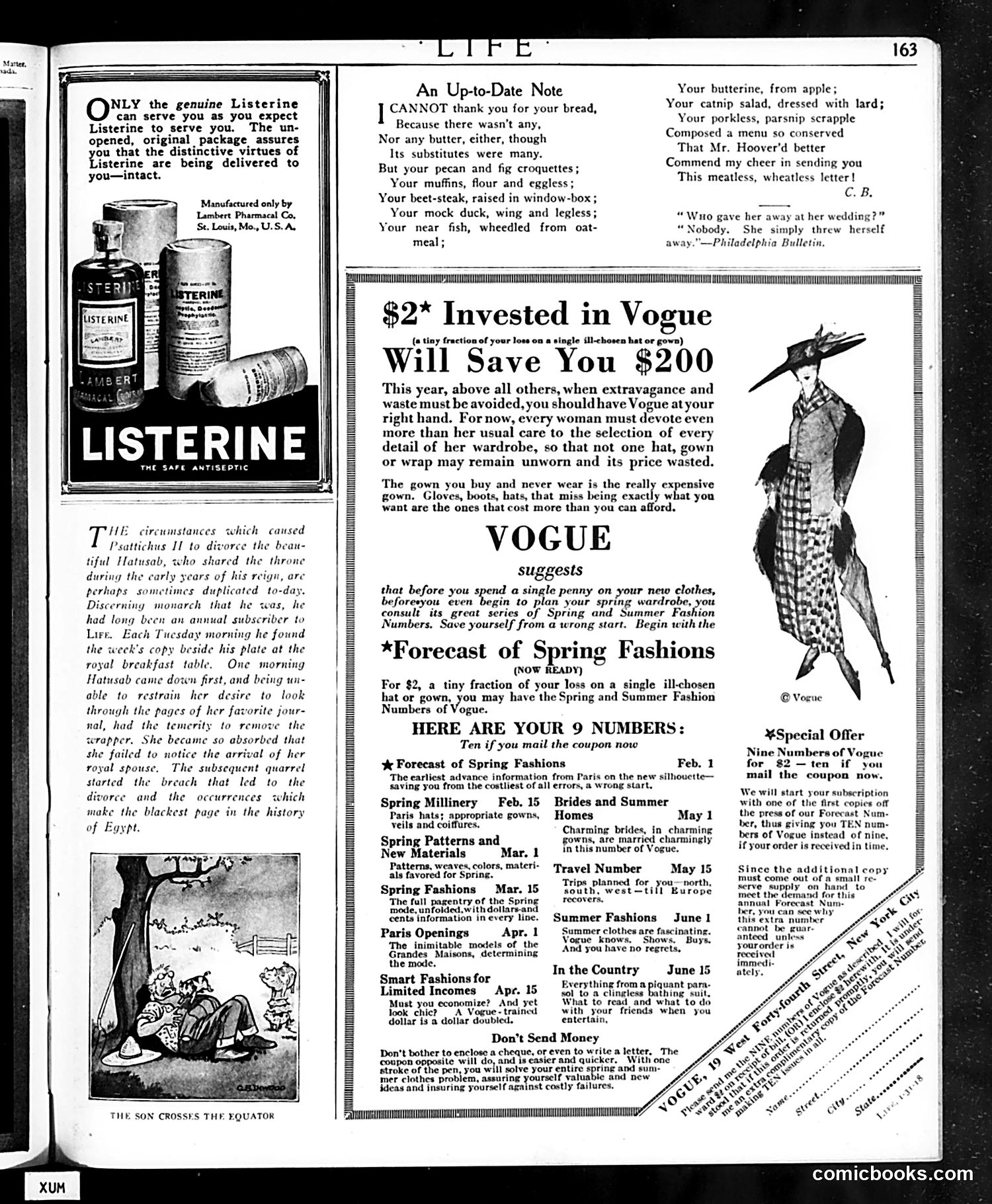 Life — January 31, 1918 — page 3: Life, 1918-01-31