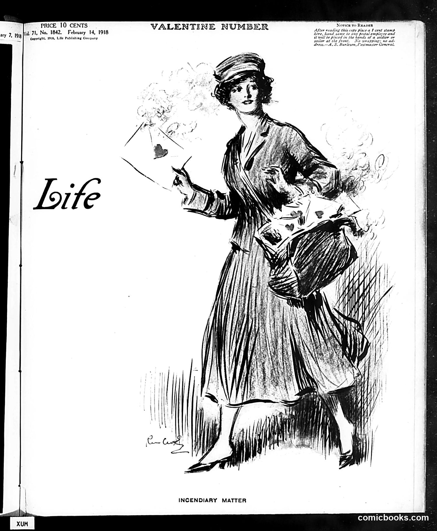 Life — February 14, 1918 — page 1: Life, 1918-02-14