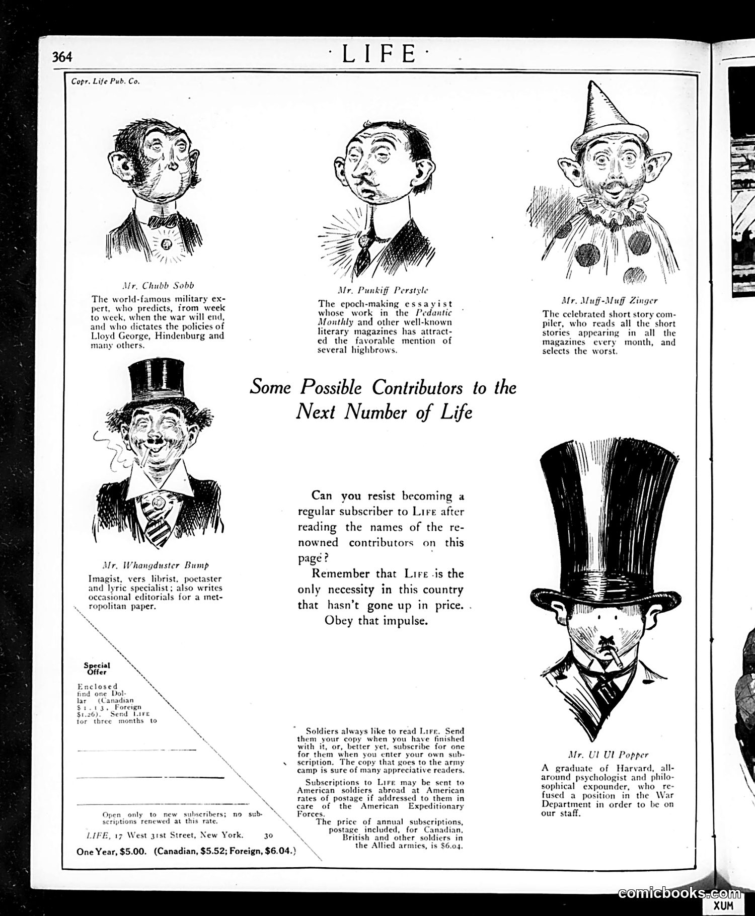 Life — March 7, 1918 — page 4: Life, 1918-03-07