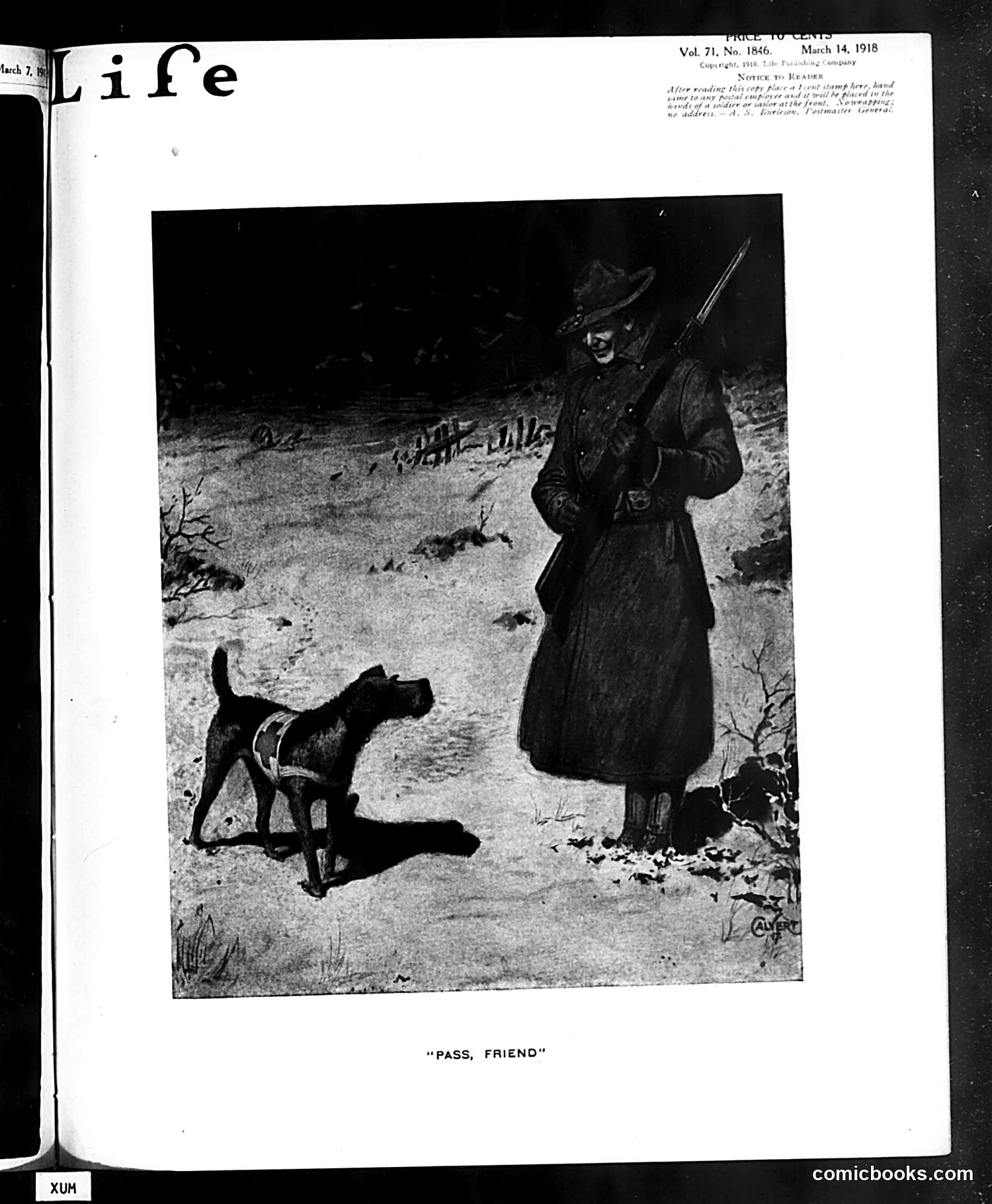 Life — March 14, 1918 — page 1: Life, 1918-03-14