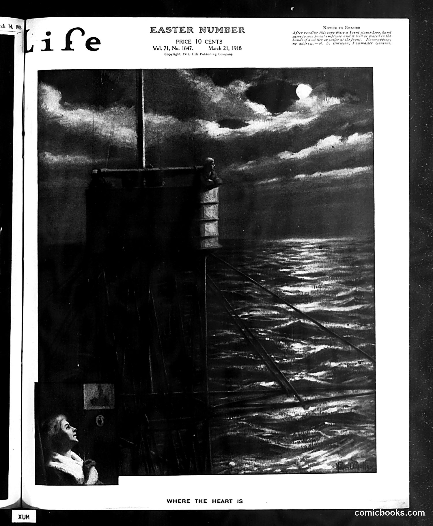 Life — March 21, 1918 — page 1: Life, 1918-03-21
