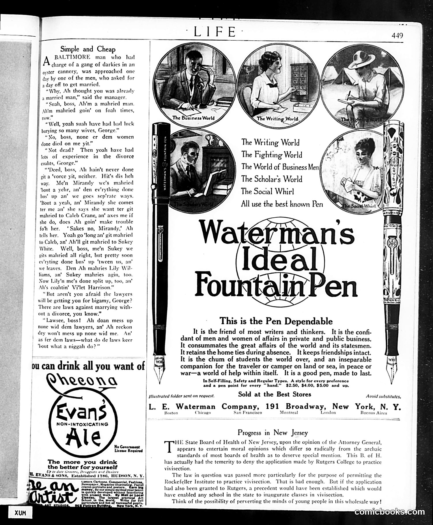 Life — March 21, 1918 — page 9: Life, 1918-03-21