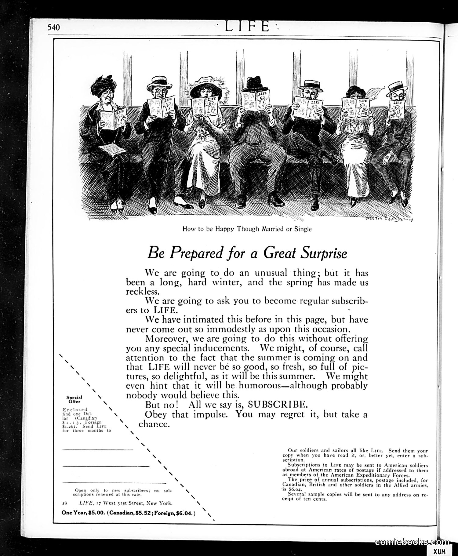 Life — April 4, 1918 — page 4: Life, 1918-04-04