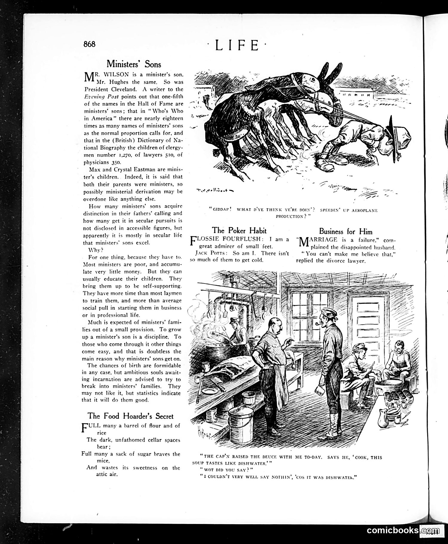 Life — May 30, 1918 — page 8: Life, 1918-05-30