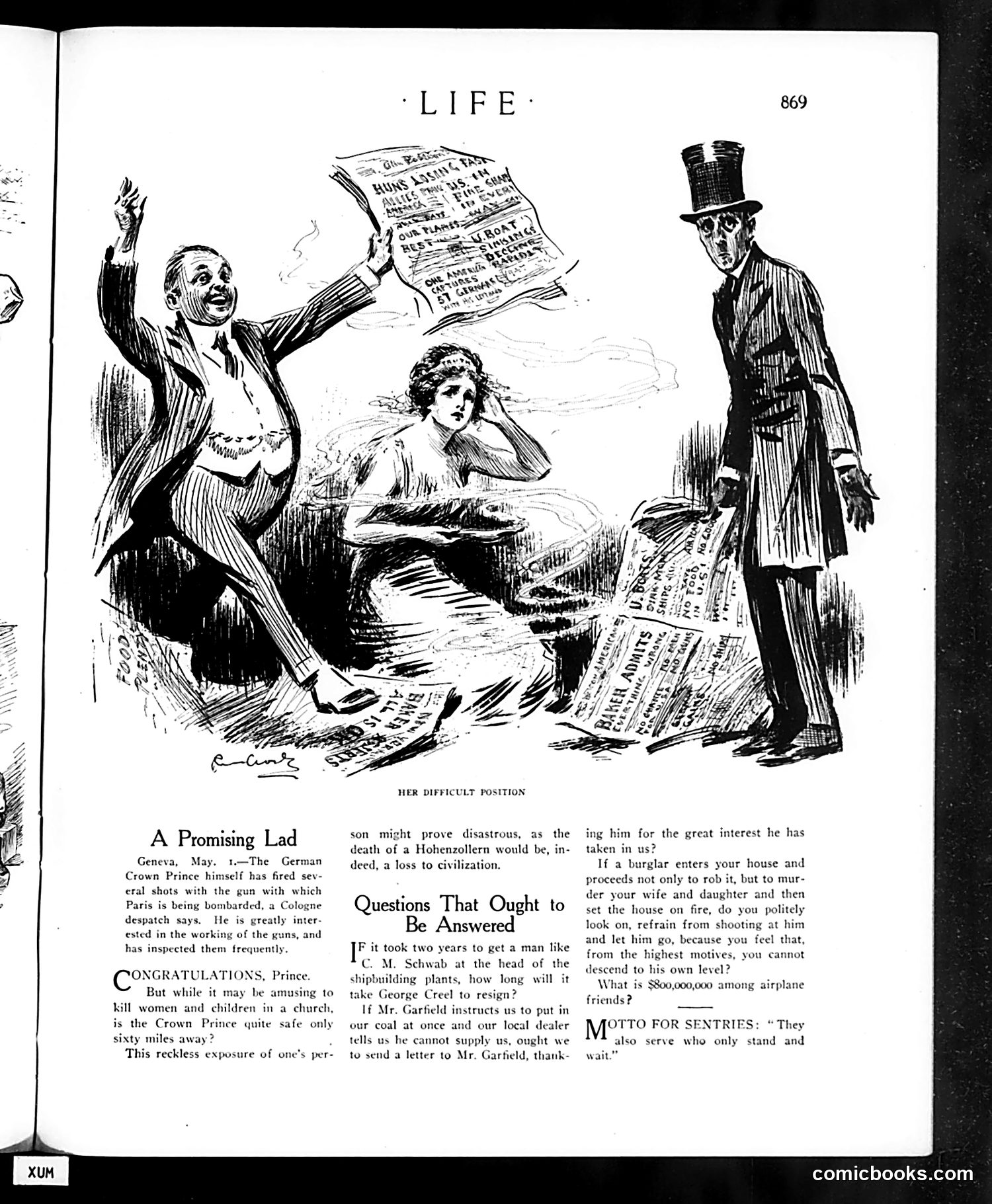 Life — May 30, 1918 — page 9: Life, 1918-05-30