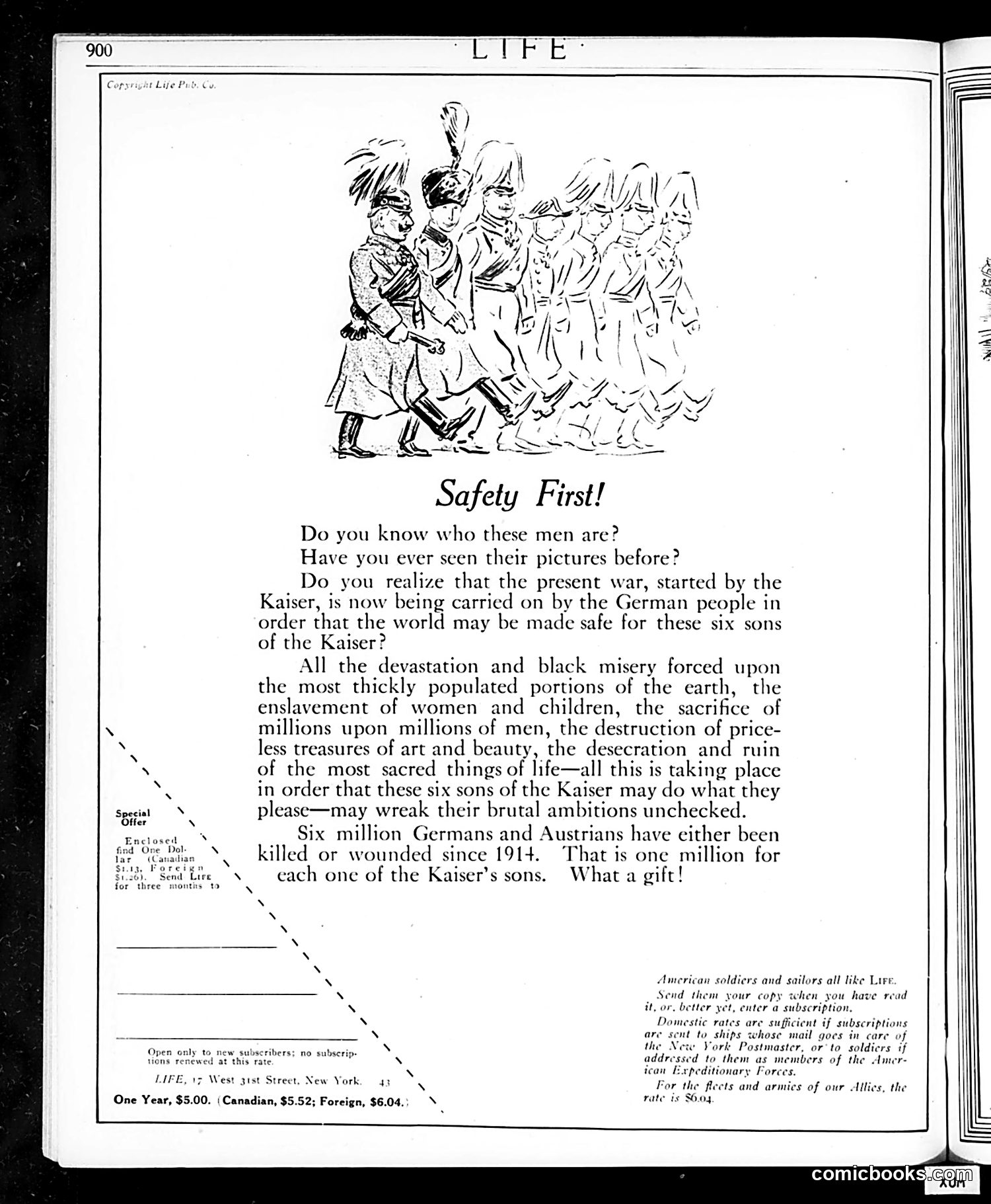 Life — June 6, 1918 — page 4: Life, 1918-06-06