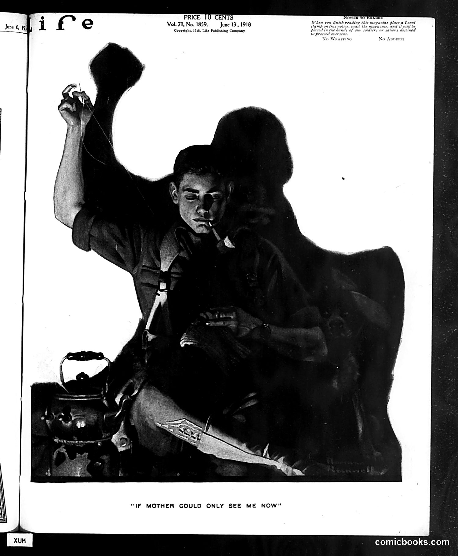 Life — June 13, 1918 — page 1: Life, 1918-06-13