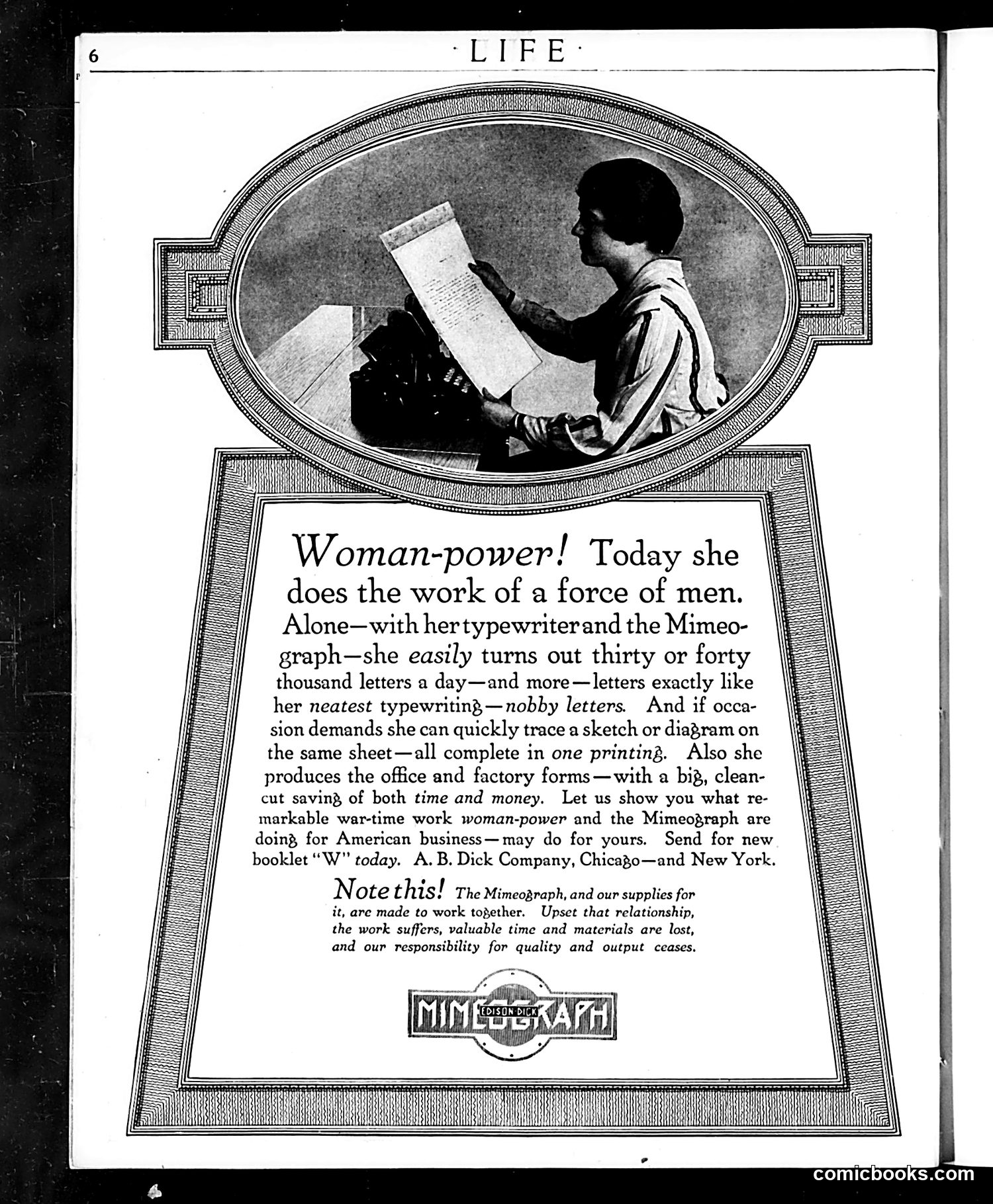 Life — July 4, 1918 — page 6: Life, 1918-07-04