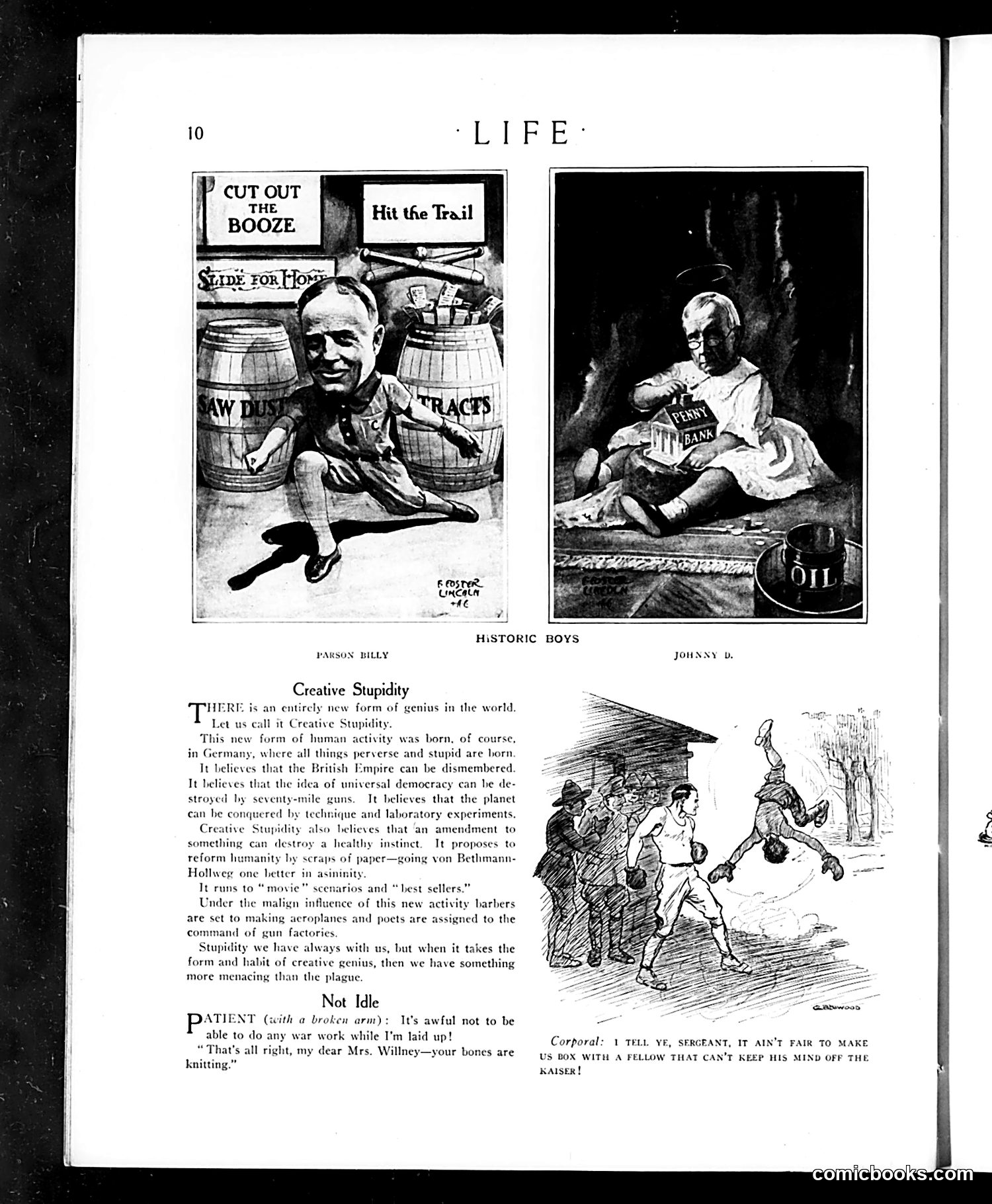 Life — July 4, 1918 — page 10: Life, 1918-07-04