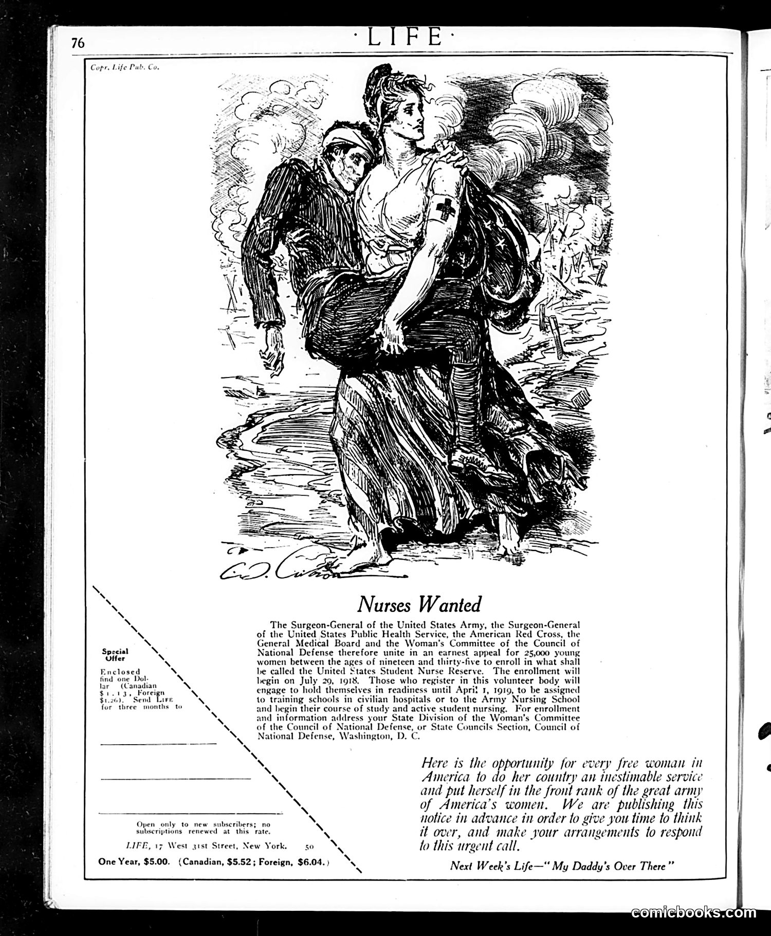Life — July 18, 1918 — page 4: Life, 1918-07-18