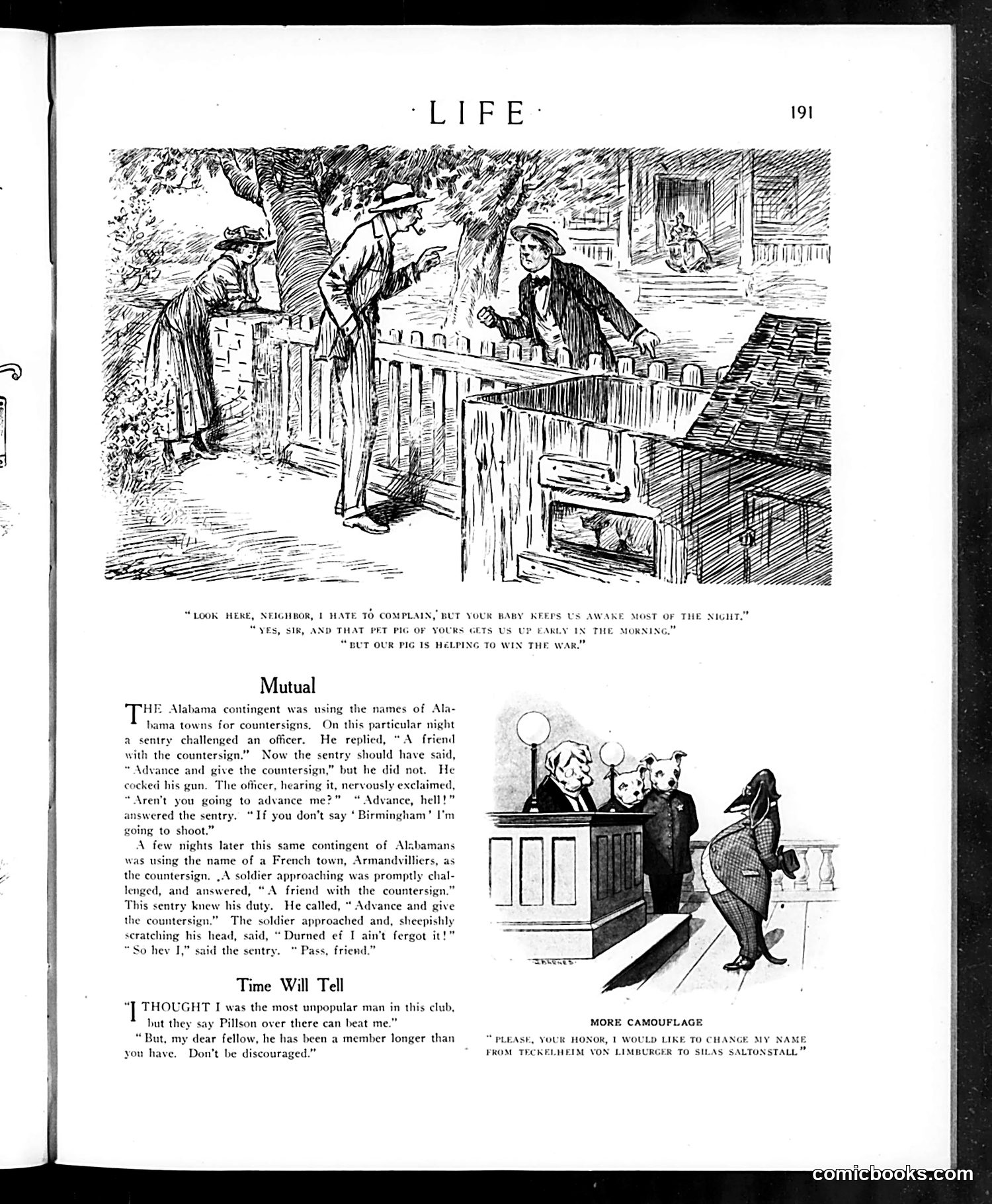 Life — August 8, 1918 — page 11: Life, 1918-08-08
