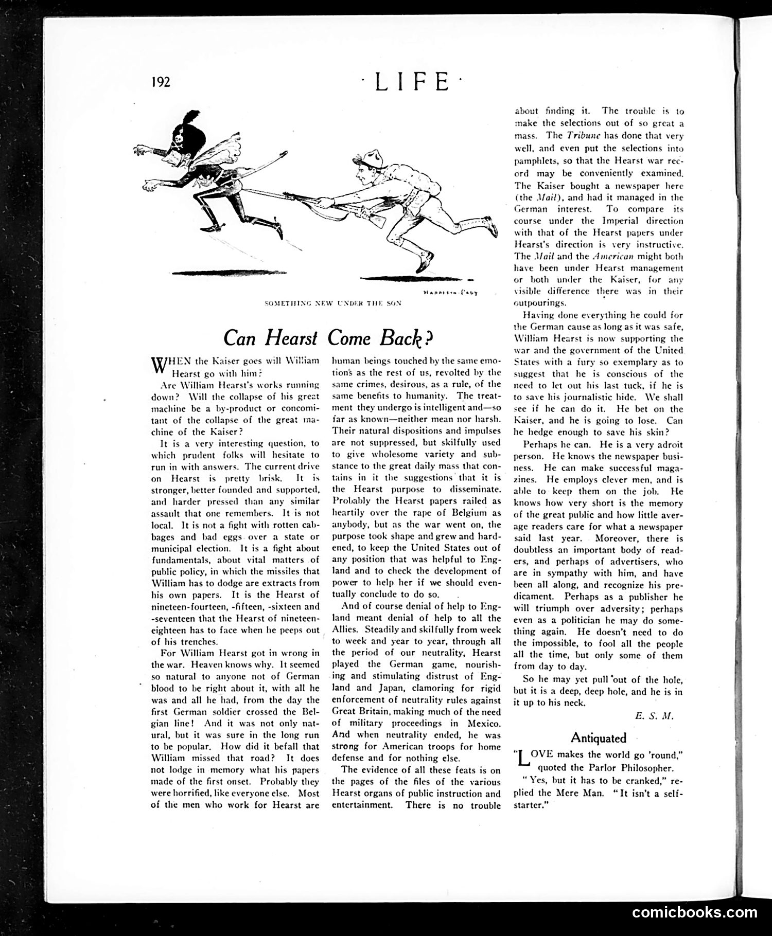 Life — August 8, 1918 — page 12: Life, 1918-08-08