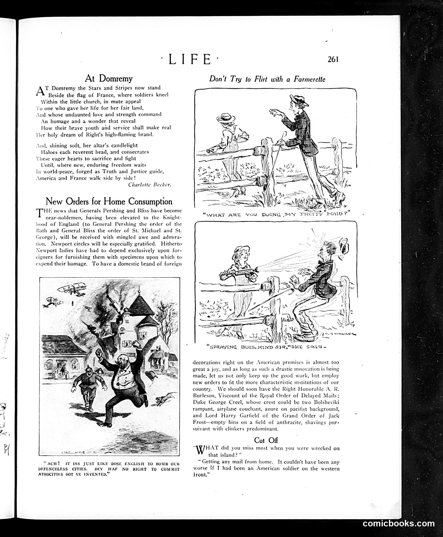 Life — August 22, 1918 — page 9: Life, 1918-08-22