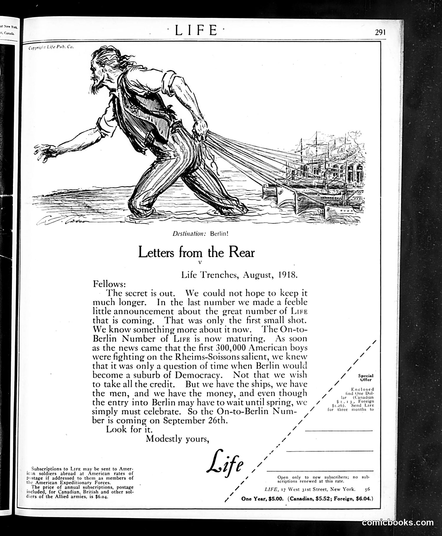 Life — August 29, 1918 — page 3: Life, 1918-08-29