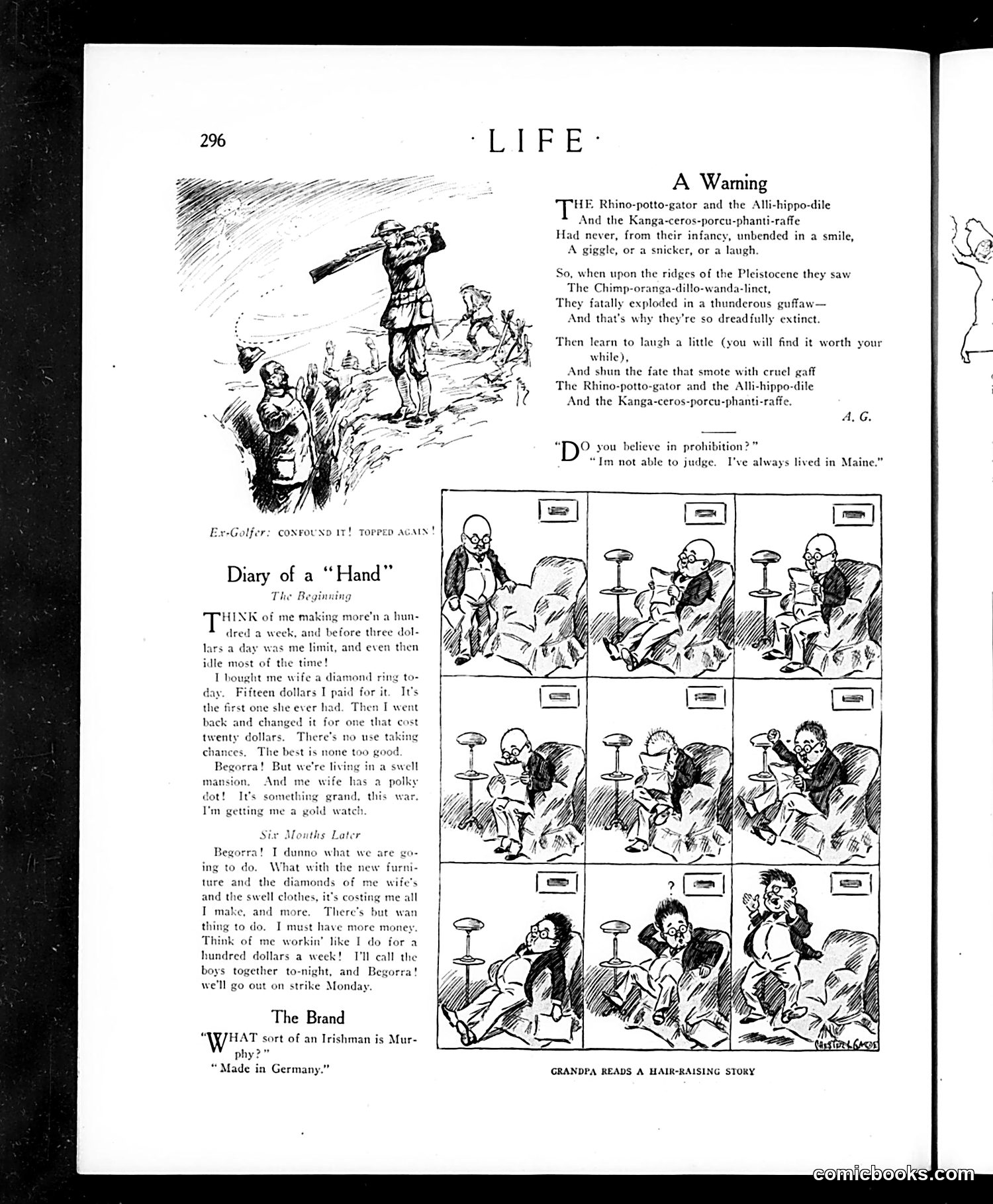 Life — August 29, 1918 — page 8: Life, 1918-08-29