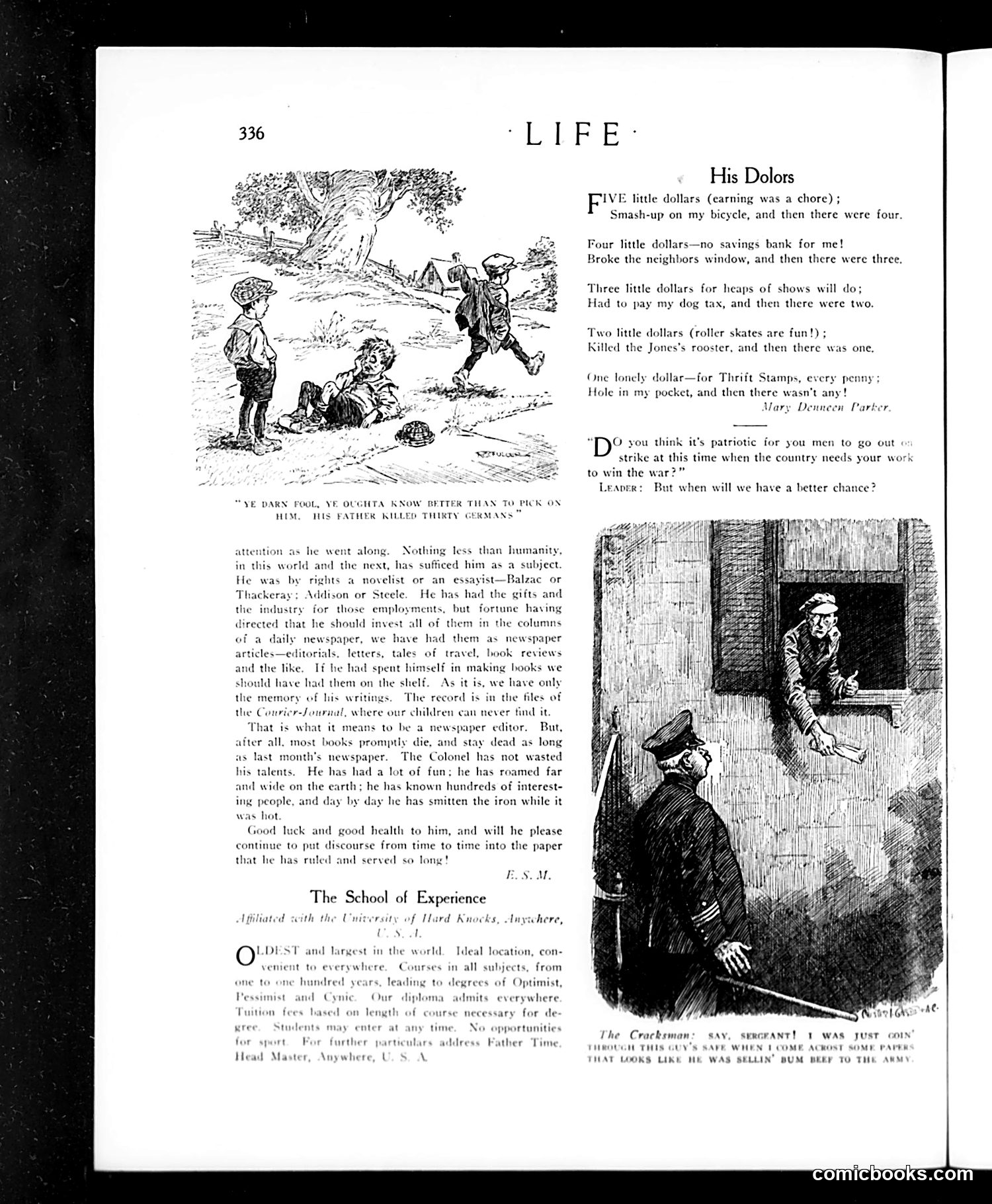 Life — September 5, 1918 — page 12: Life, 1918-09-05