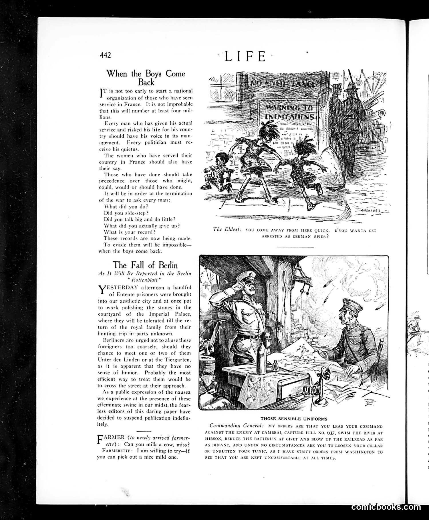Life — September 26, 1918 — page 10: Life, 1918-09-26