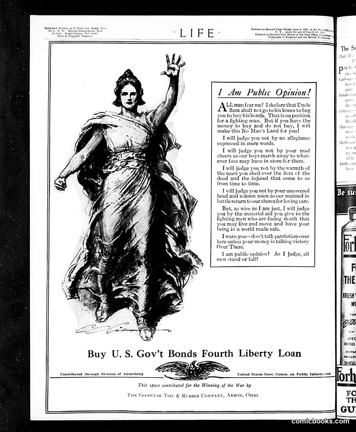 Life — October 3, 1918 — page 2: Life, 1918-10-03