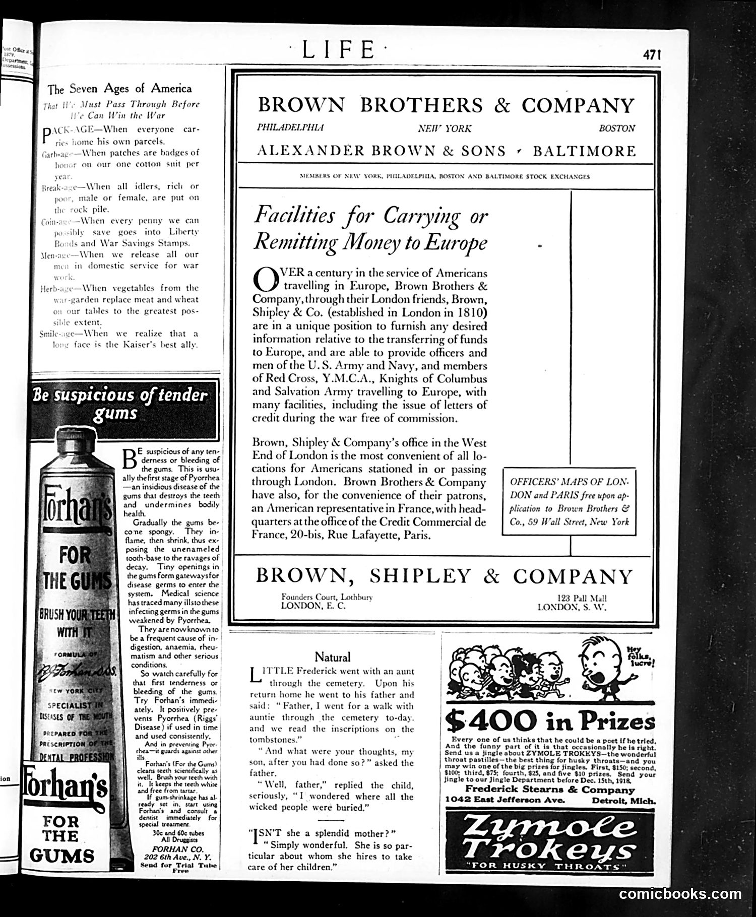 Life — October 3, 1918 — page 3: Life, 1918-10-03