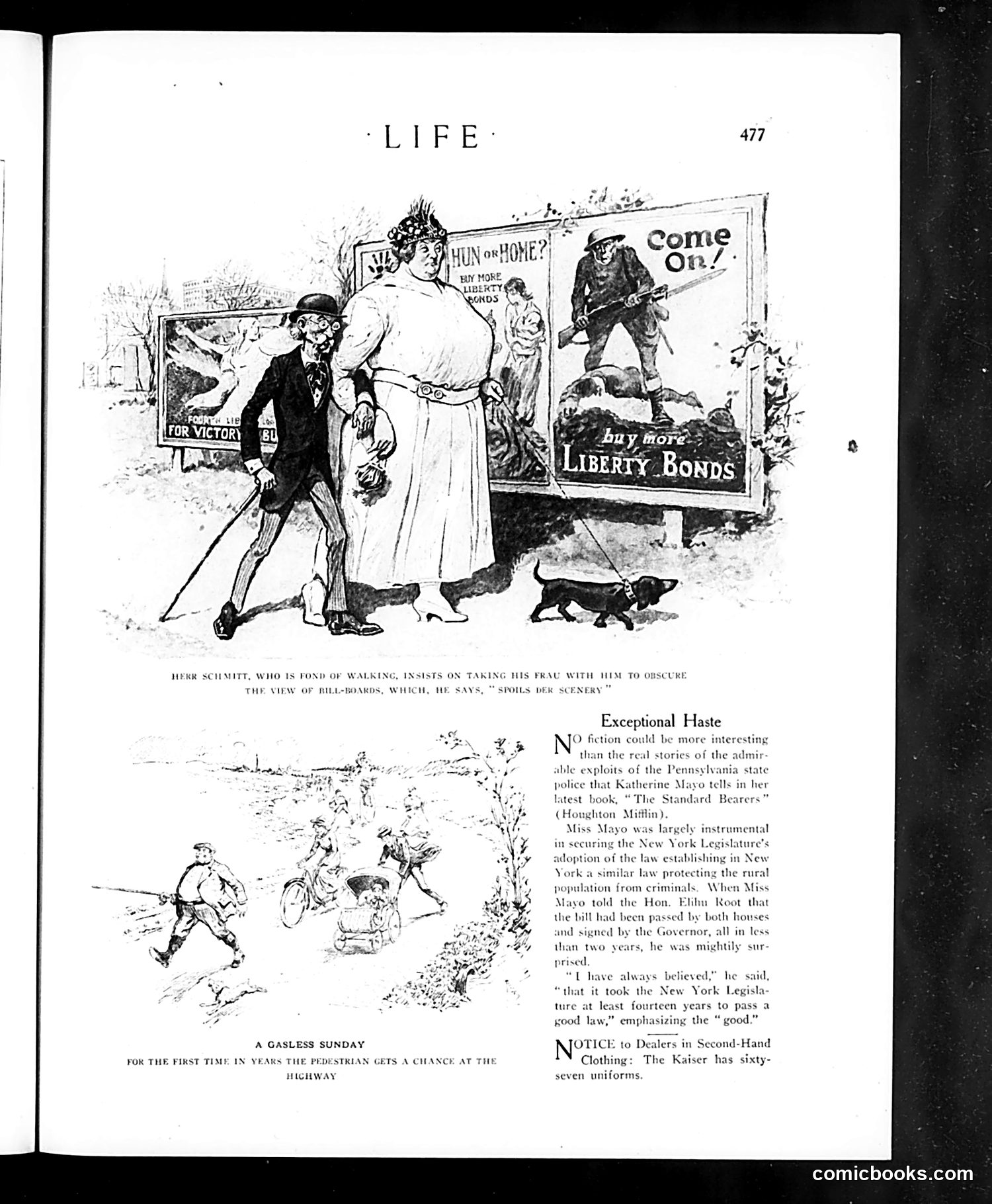 Life — October 3, 1918 — page 9: Life, 1918-10-03