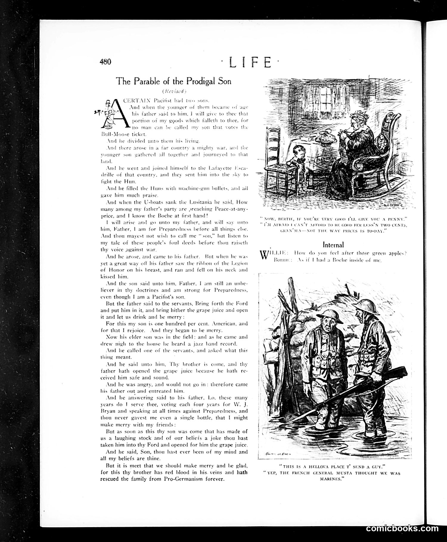 Life — October 3, 1918 — page 12: Life, 1918-10-03