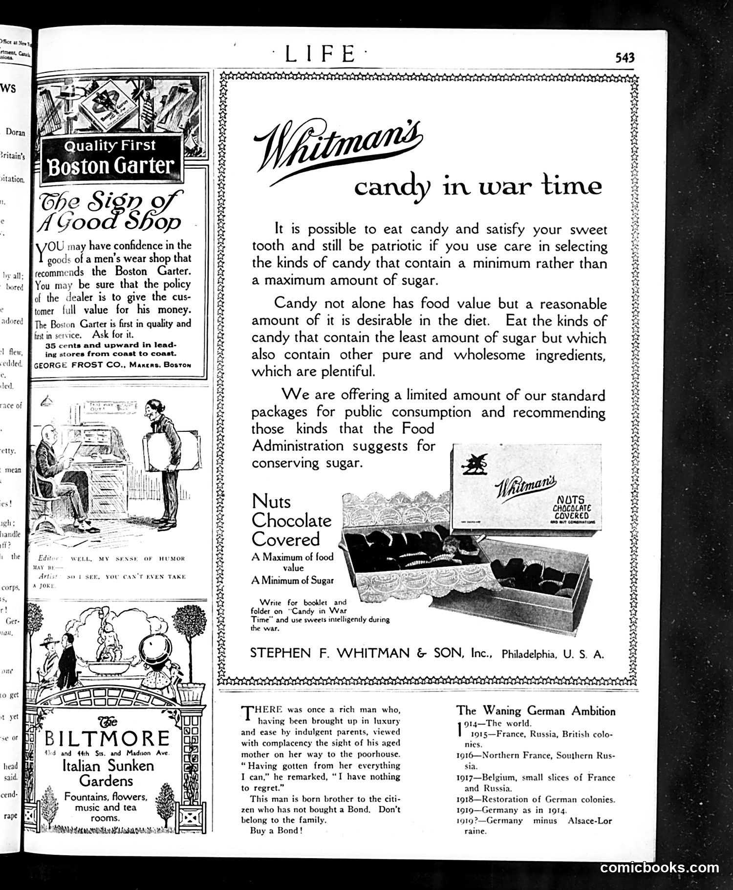 Life — October 17, 1918 — page 3: Life, 1918-10-17