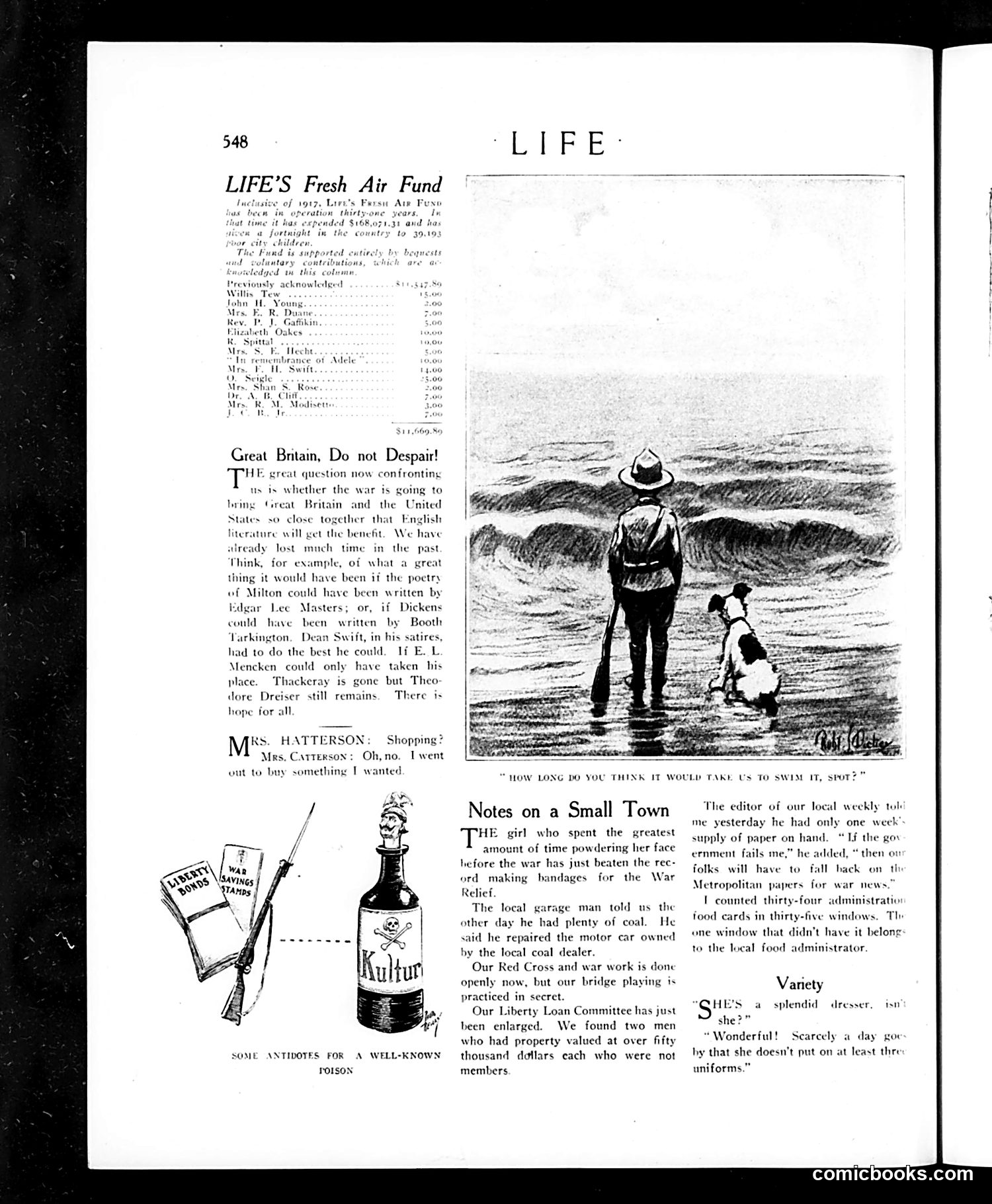 Life — October 17, 1918 — page 8: Life, 1918-10-17