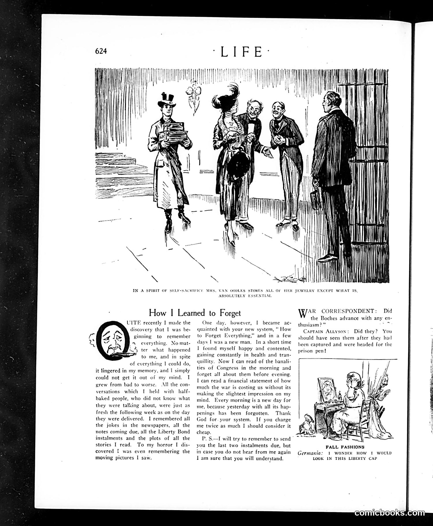 Life — October 31, 1918 — page 8: Life, 1918-10-31