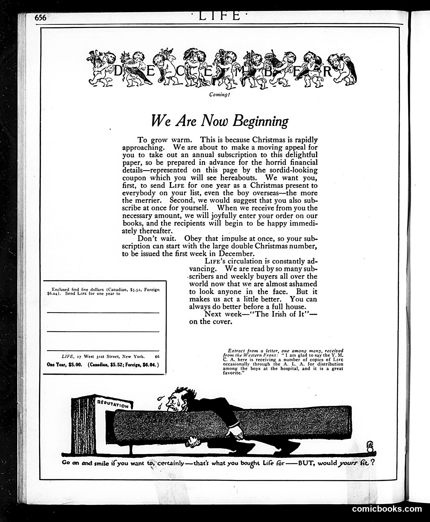 Life — November 7, 1918 — page 4: Life, 1918-11-07