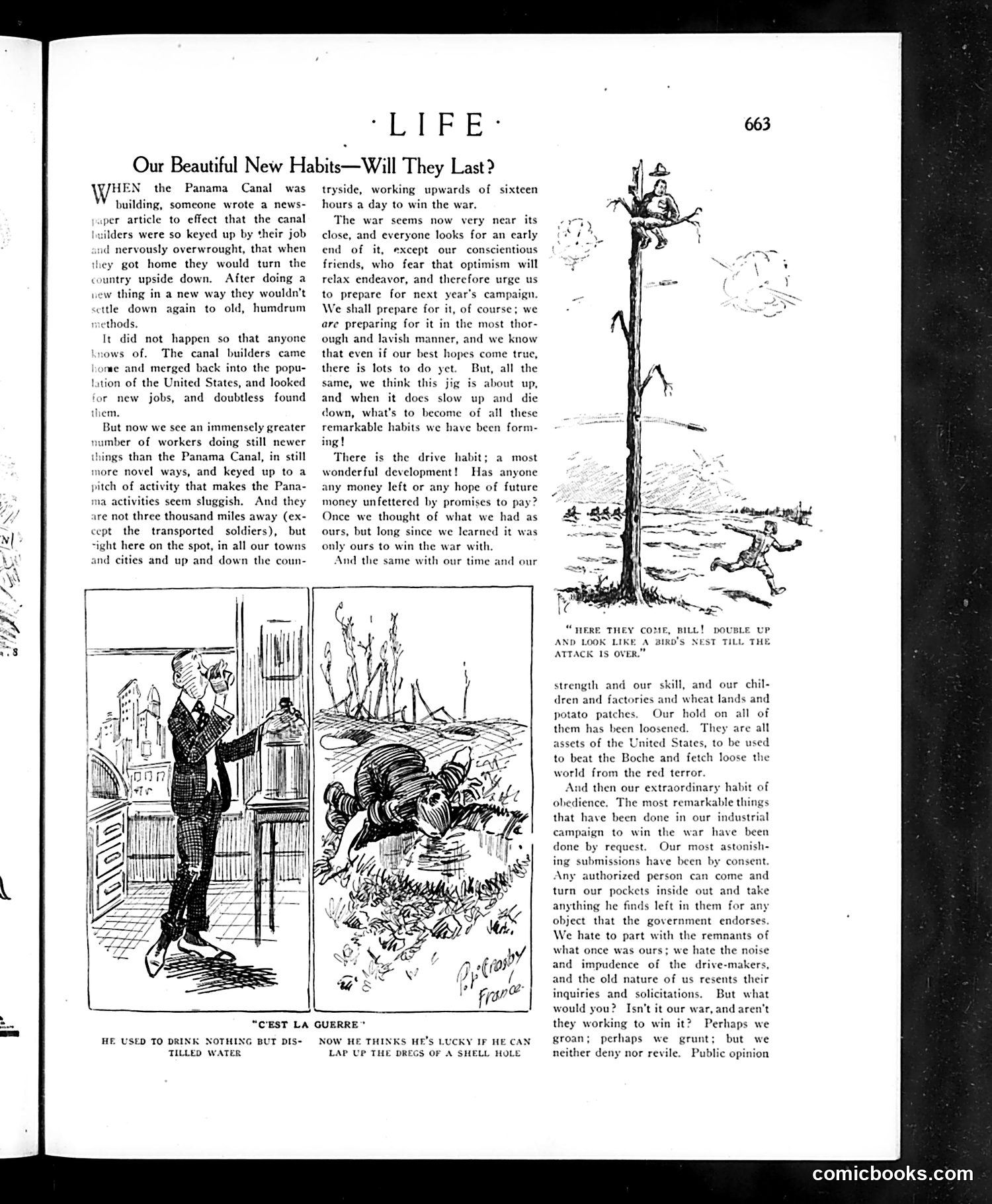 Life — November 7, 1918 — page 9: Life, 1918-11-07