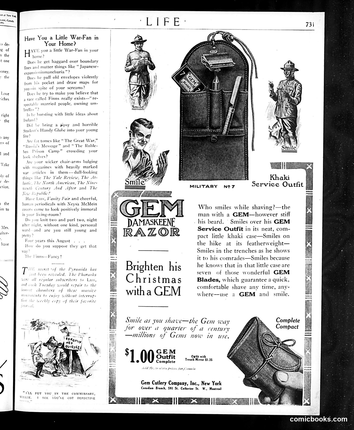 Life — November 21, 1918 — page 3: Life, 1918-11-21