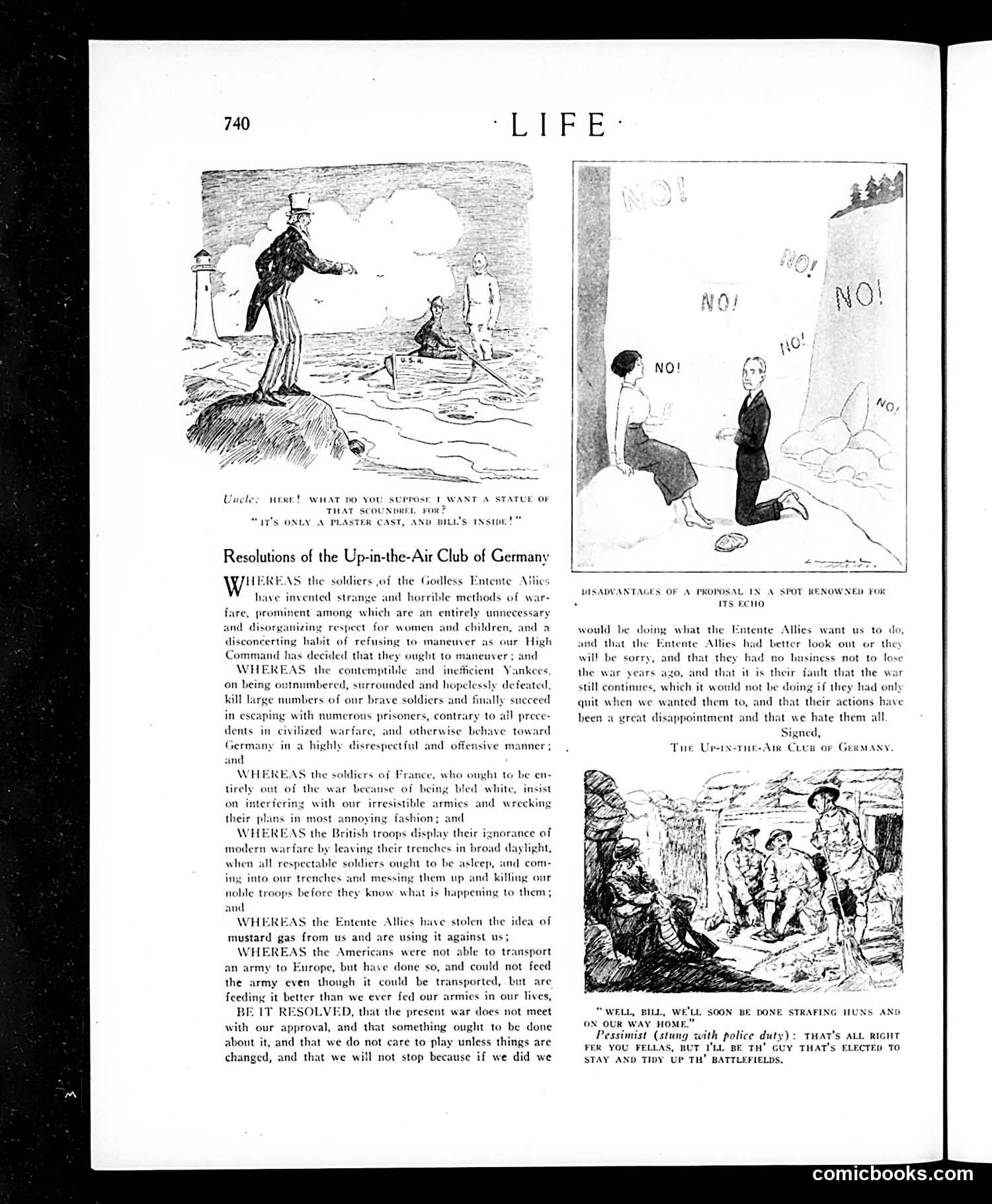 Life — November 21, 1918 — page 12: Life, 1918-11-21
