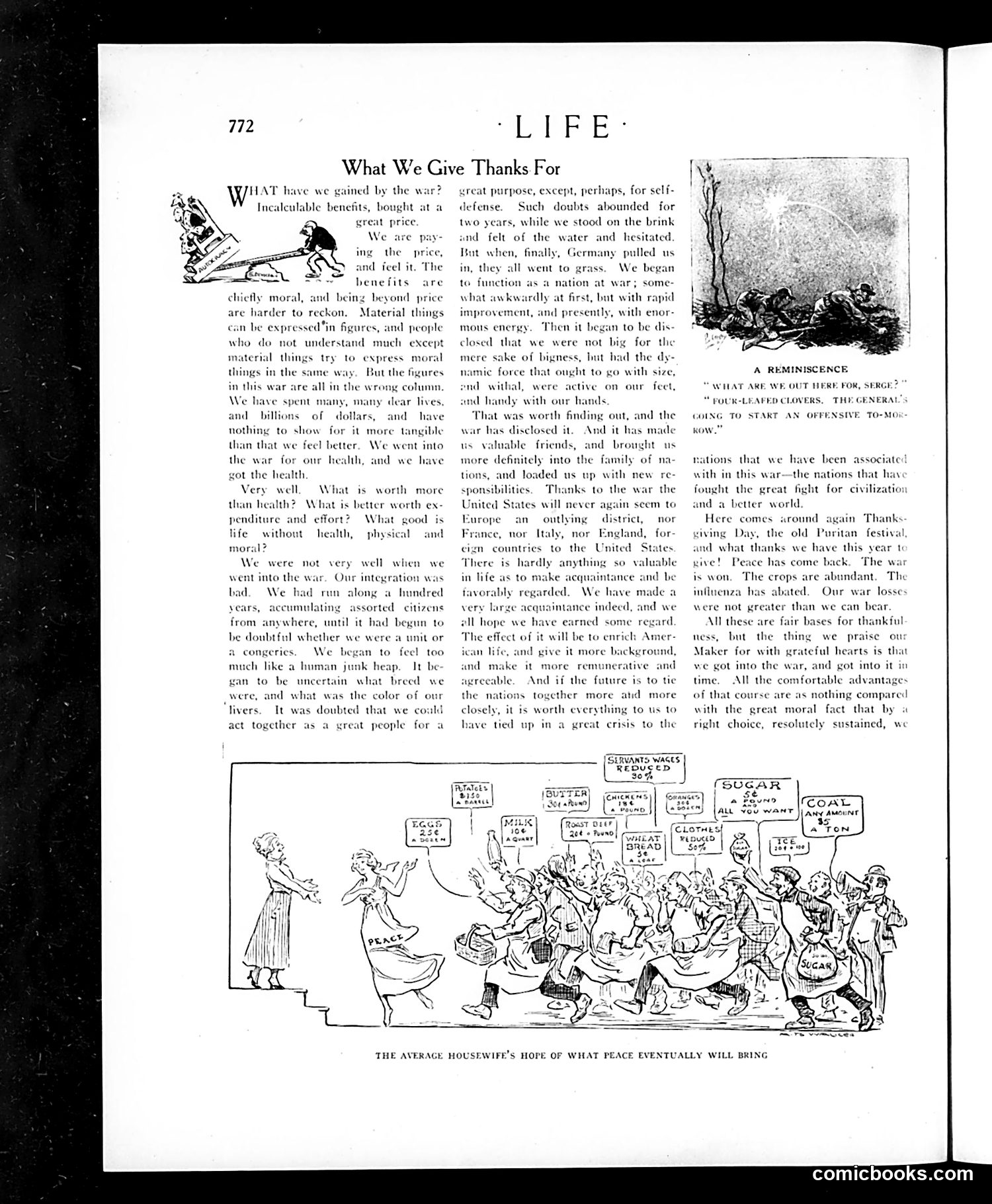 Life — November 28, 1918 — page 8: Life, 1918-11-28