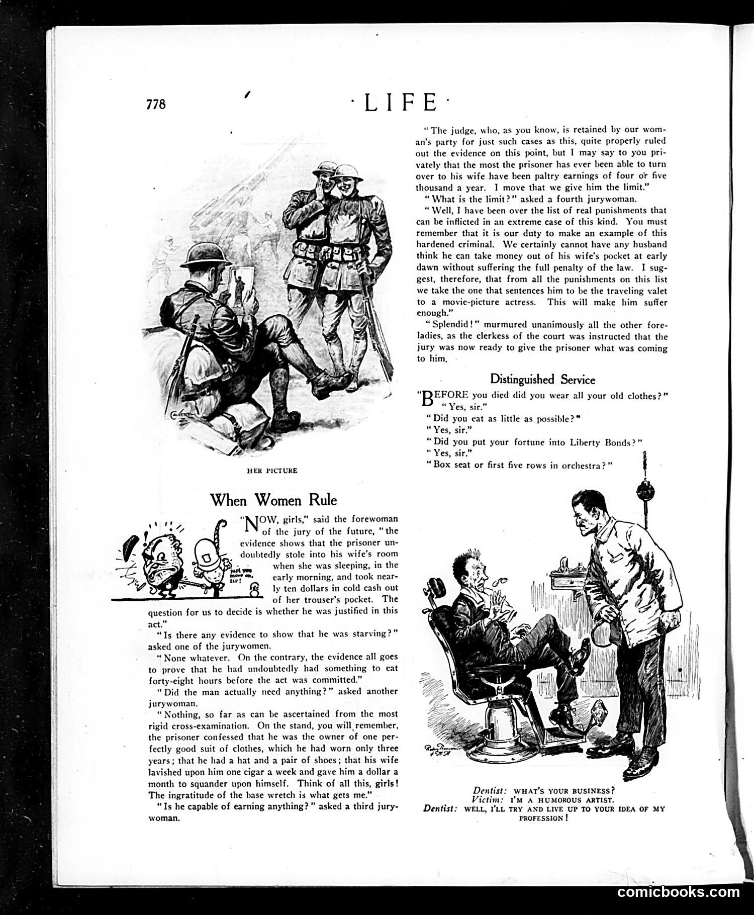 Life — November 28, 1918 — page 14: Life, 1918-11-28