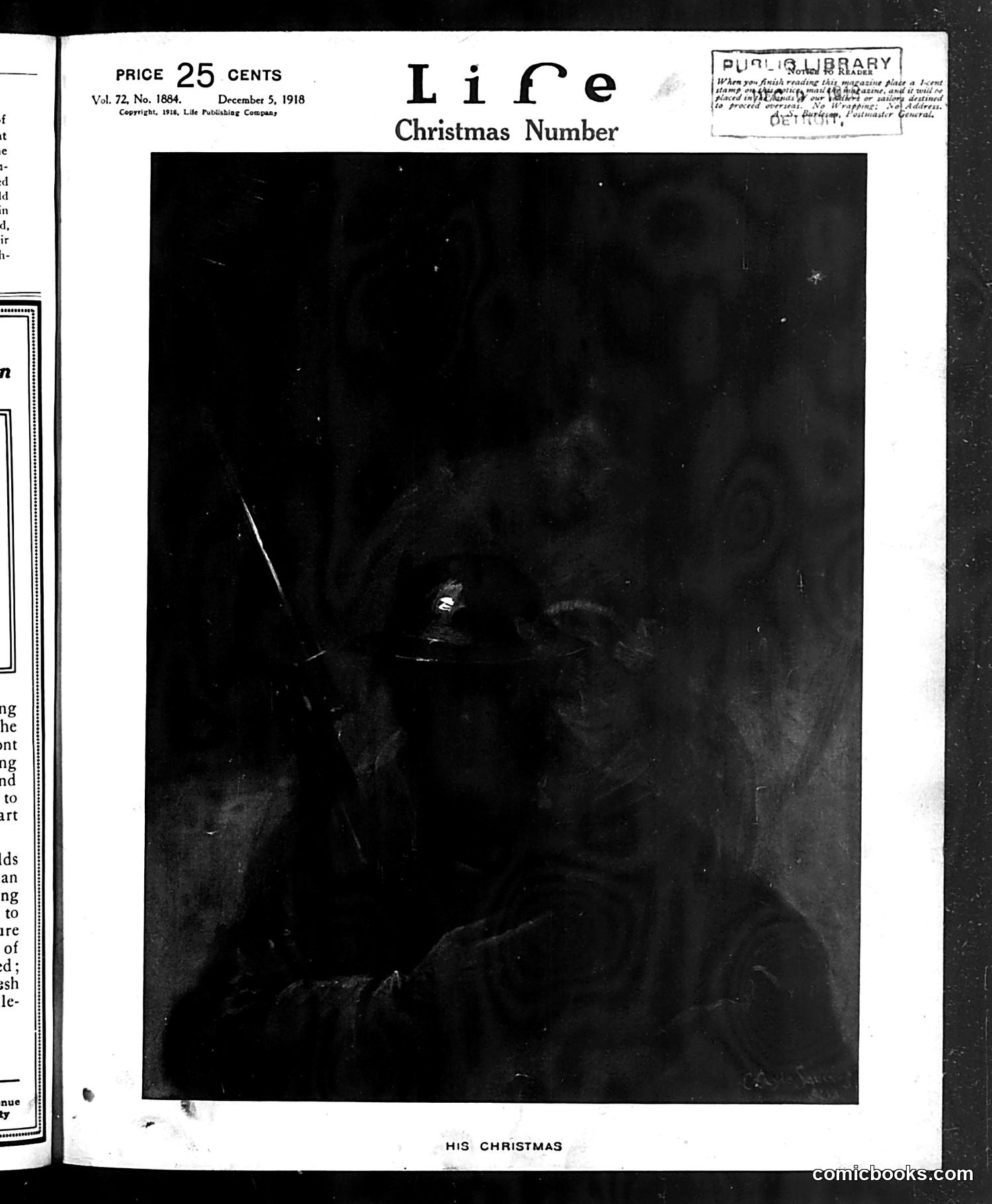 Life — December 5, 1918 — page 1: Life, 1918-12-05