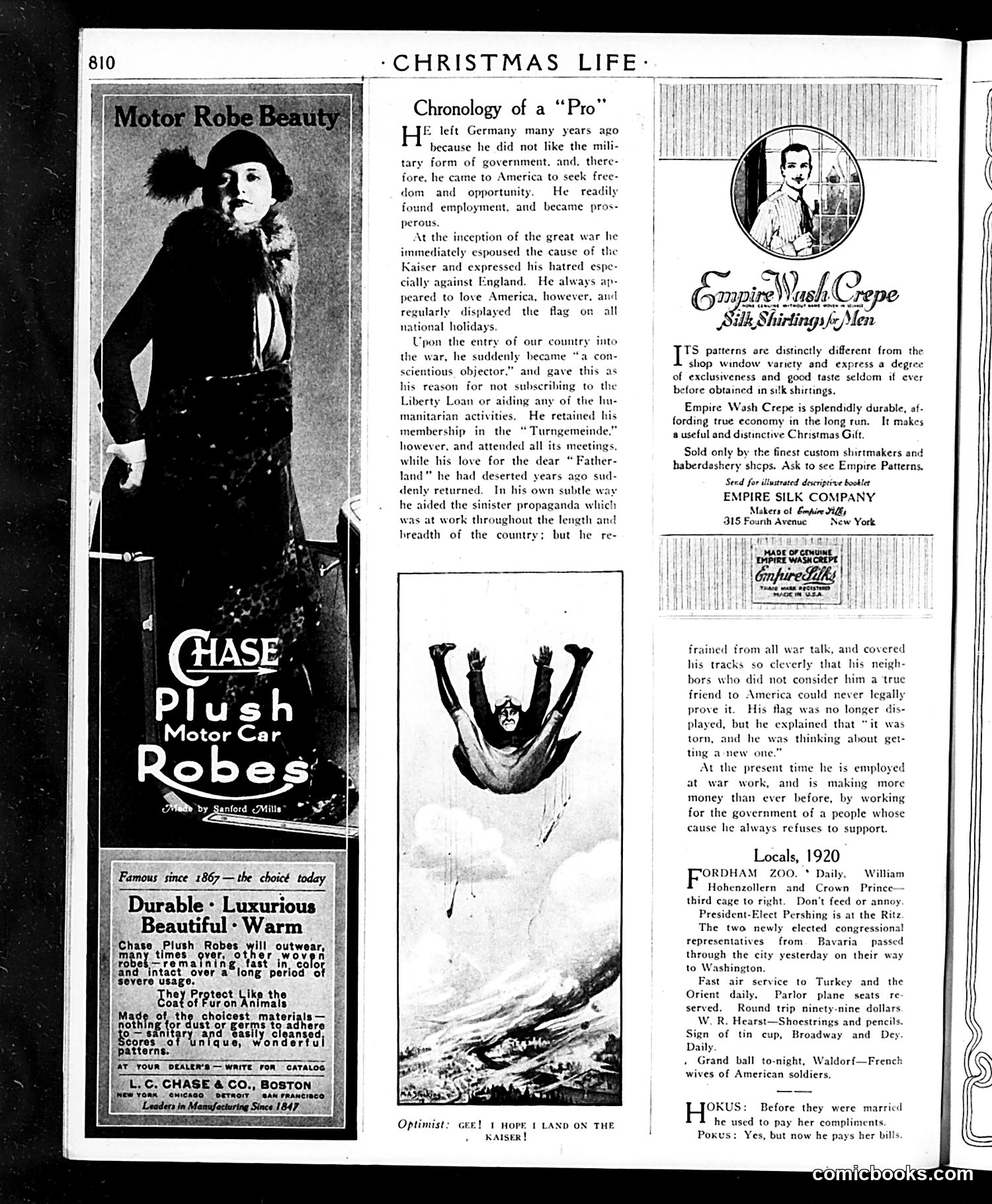 Life — December 5, 1918 — page 8: Life, 1918-12-05