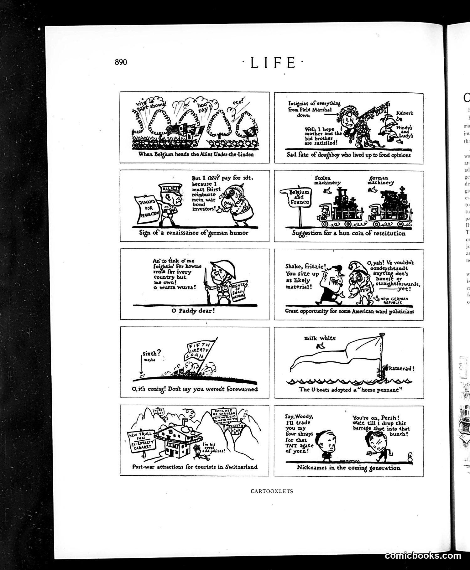 Life — December 12, 1918 — page 10: Life, 1918-12-12