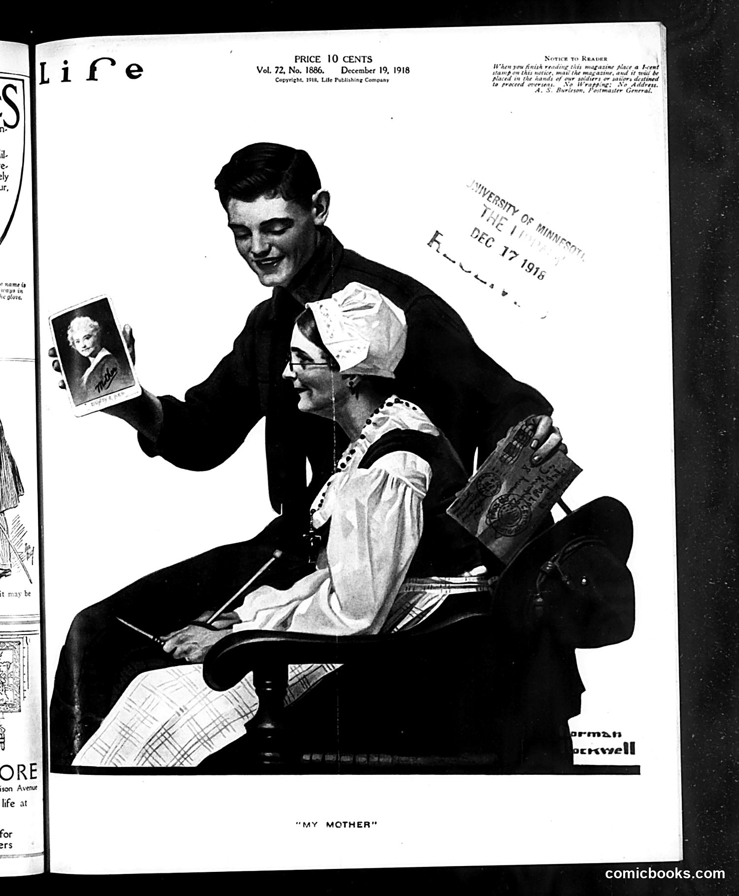 Life — December 19, 1918 — page 1: Life, 1918-12-19