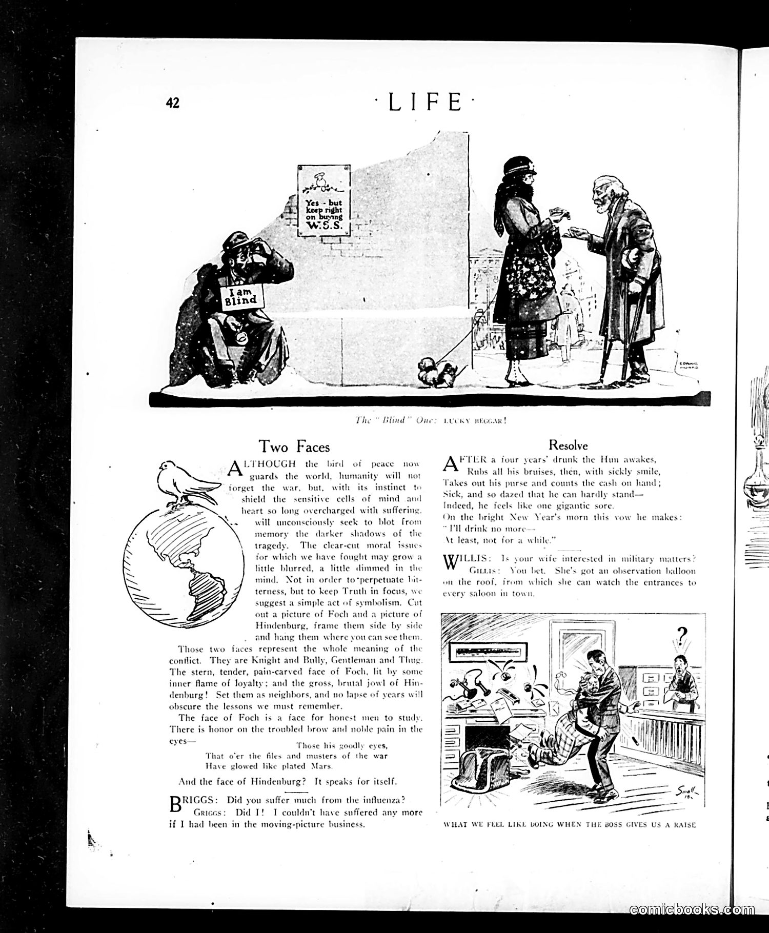 Life — January 9, 1919 — page 6: Life, 1919-01-09