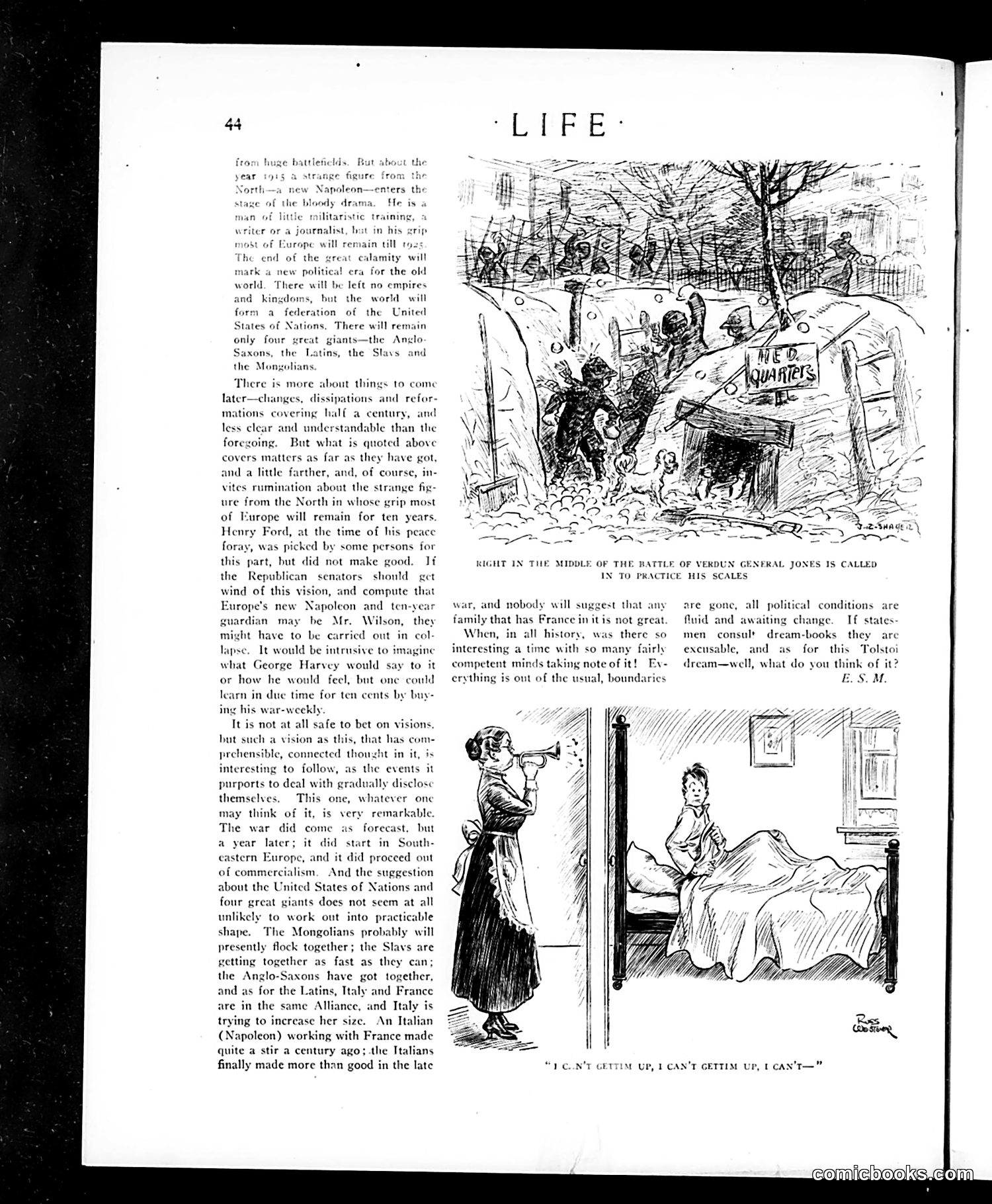 Life — January 9, 1919 — page 8: Life, 1919-01-09