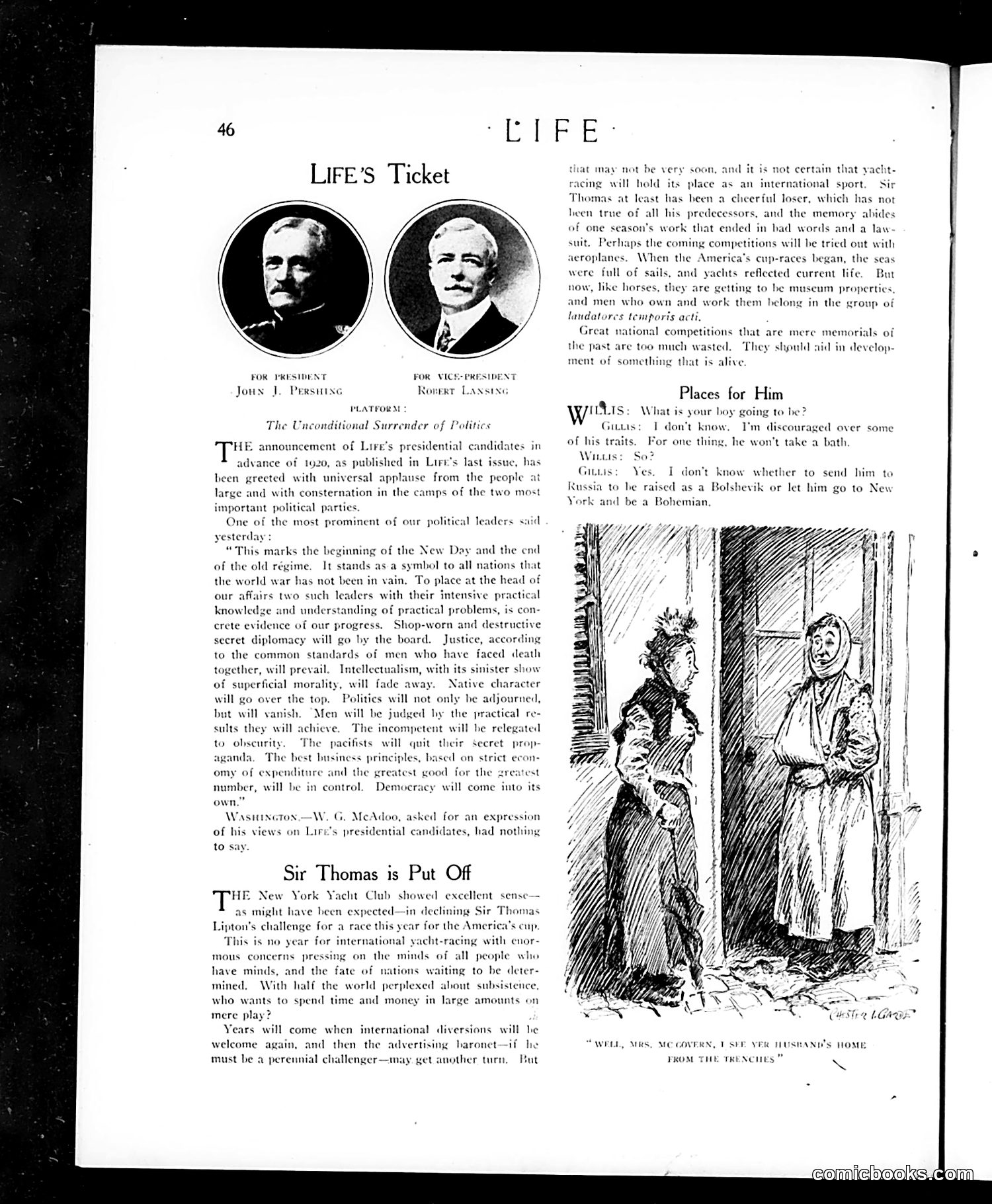 Life — January 9, 1919 — page 10: Life, 1919-01-09
