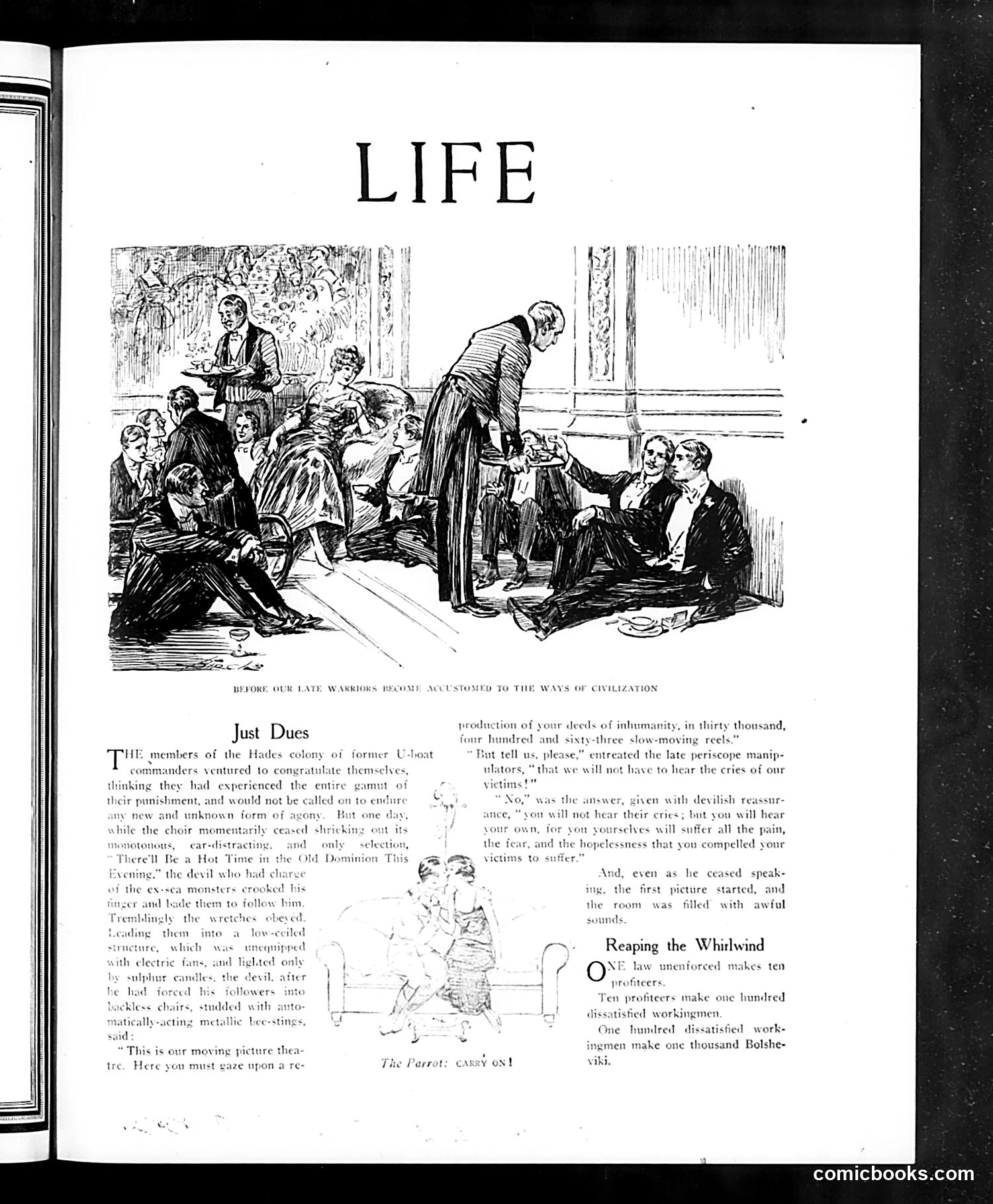 Life — January 16, 1919 — page 7: Life, 1919-01-16