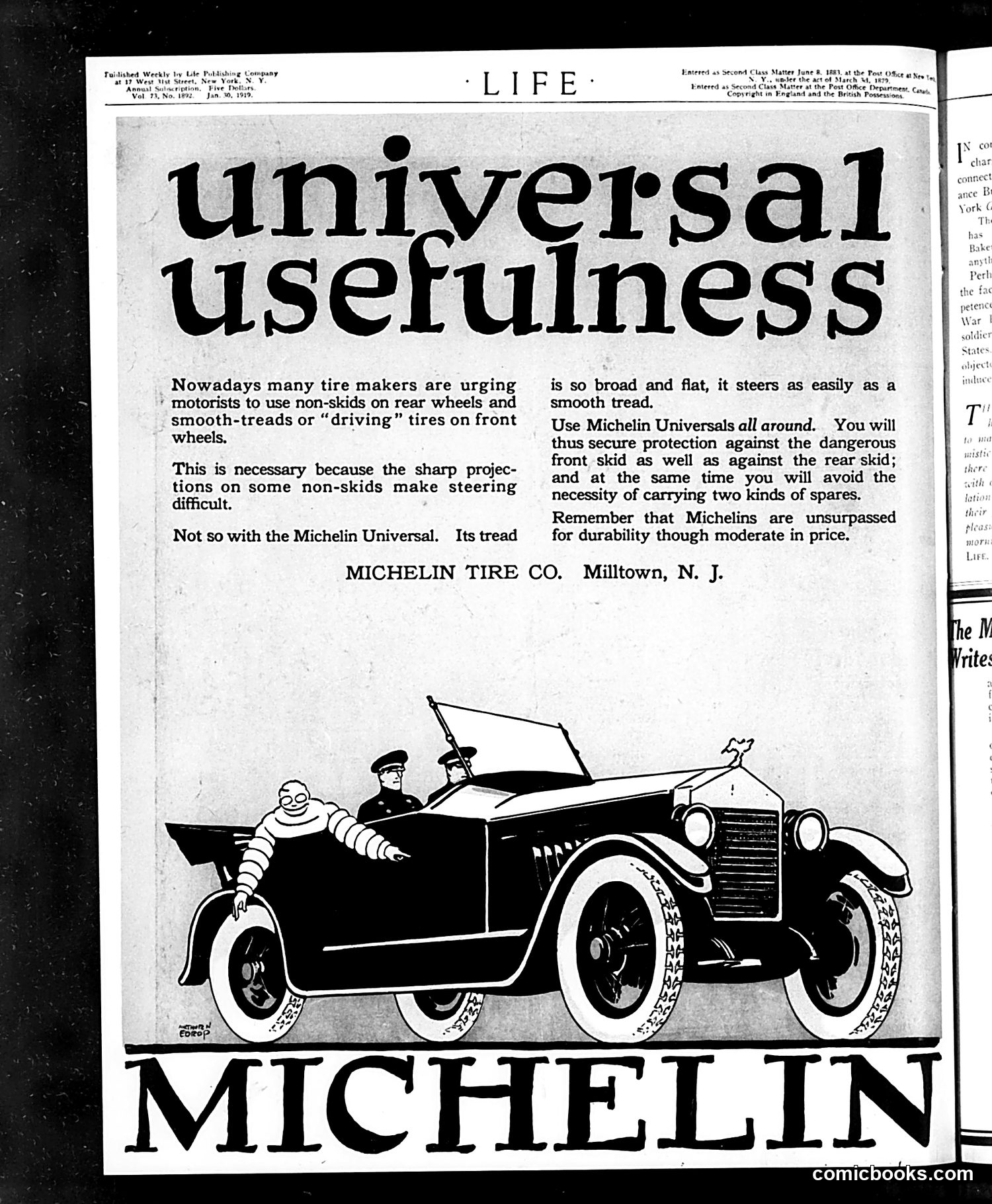 Life — January 30, 1919 — page 2: Life, 1919-01-30