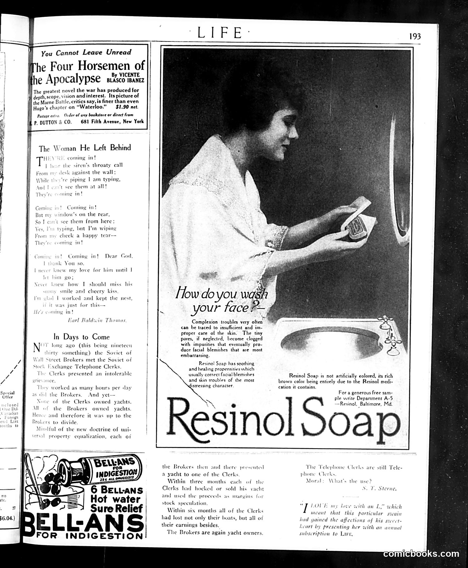 Life — February 6, 1919 — page 5: Life, 1919-02-06