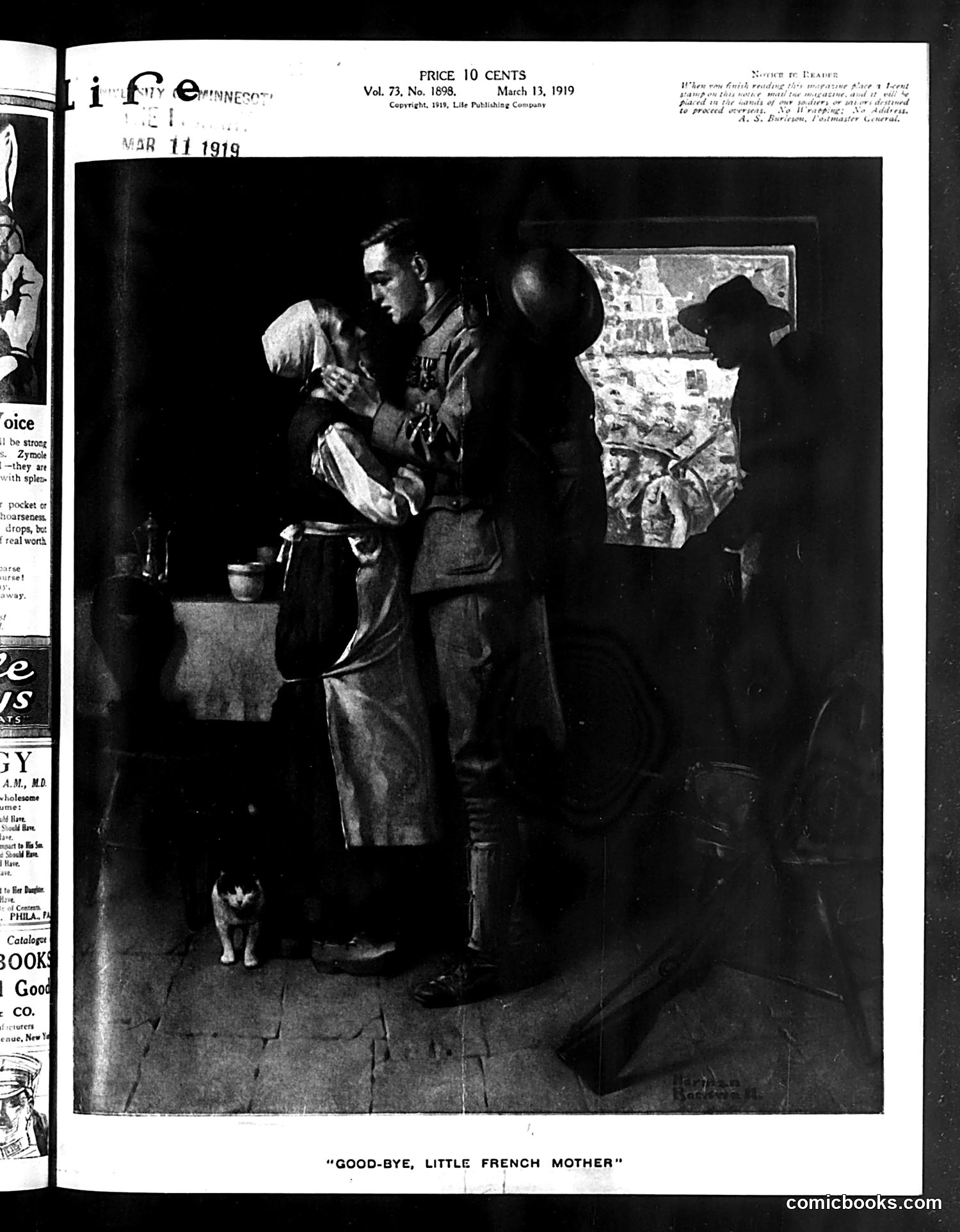 Life — March 13, 1919 — page 1: Life, 1919-03-13