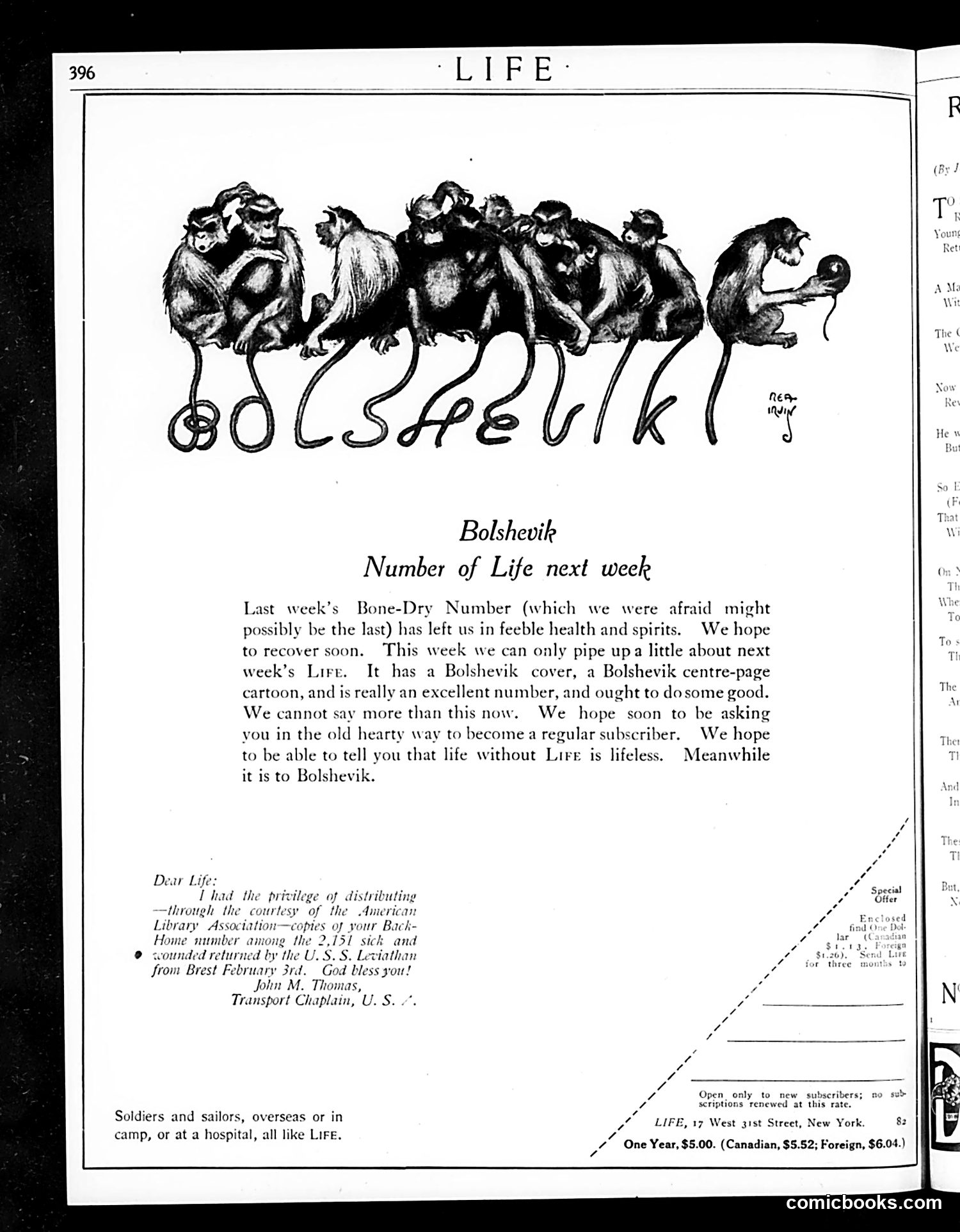Life — March 13, 1919 — page 4: Life, 1919-03-13