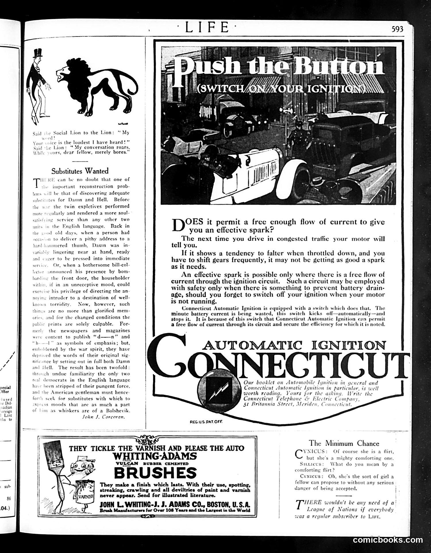 Life — April 10, 1919 — page 5: Life, 1919-04-10