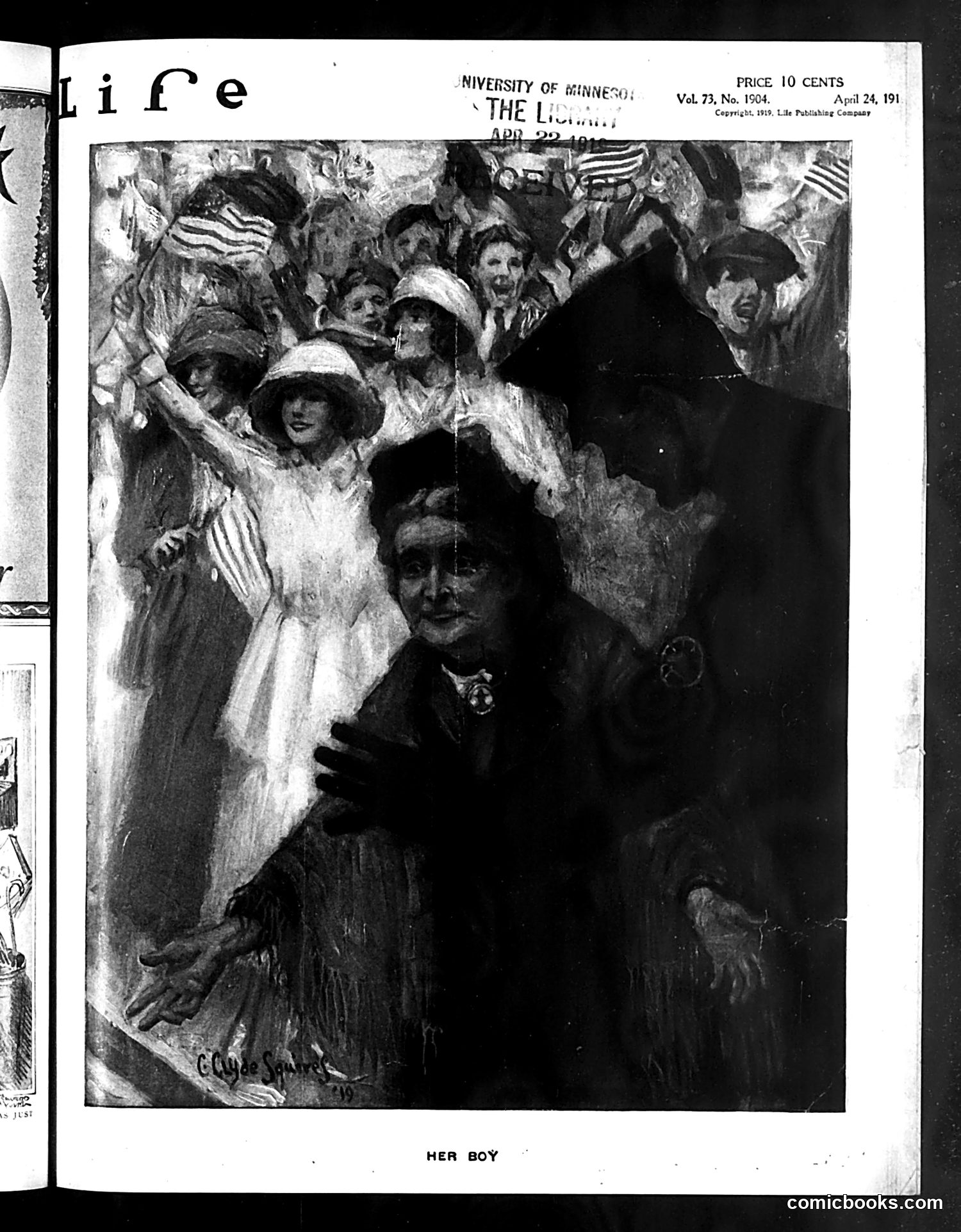 Life — April 24, 1919 — page 1: Life, 1919-04-24